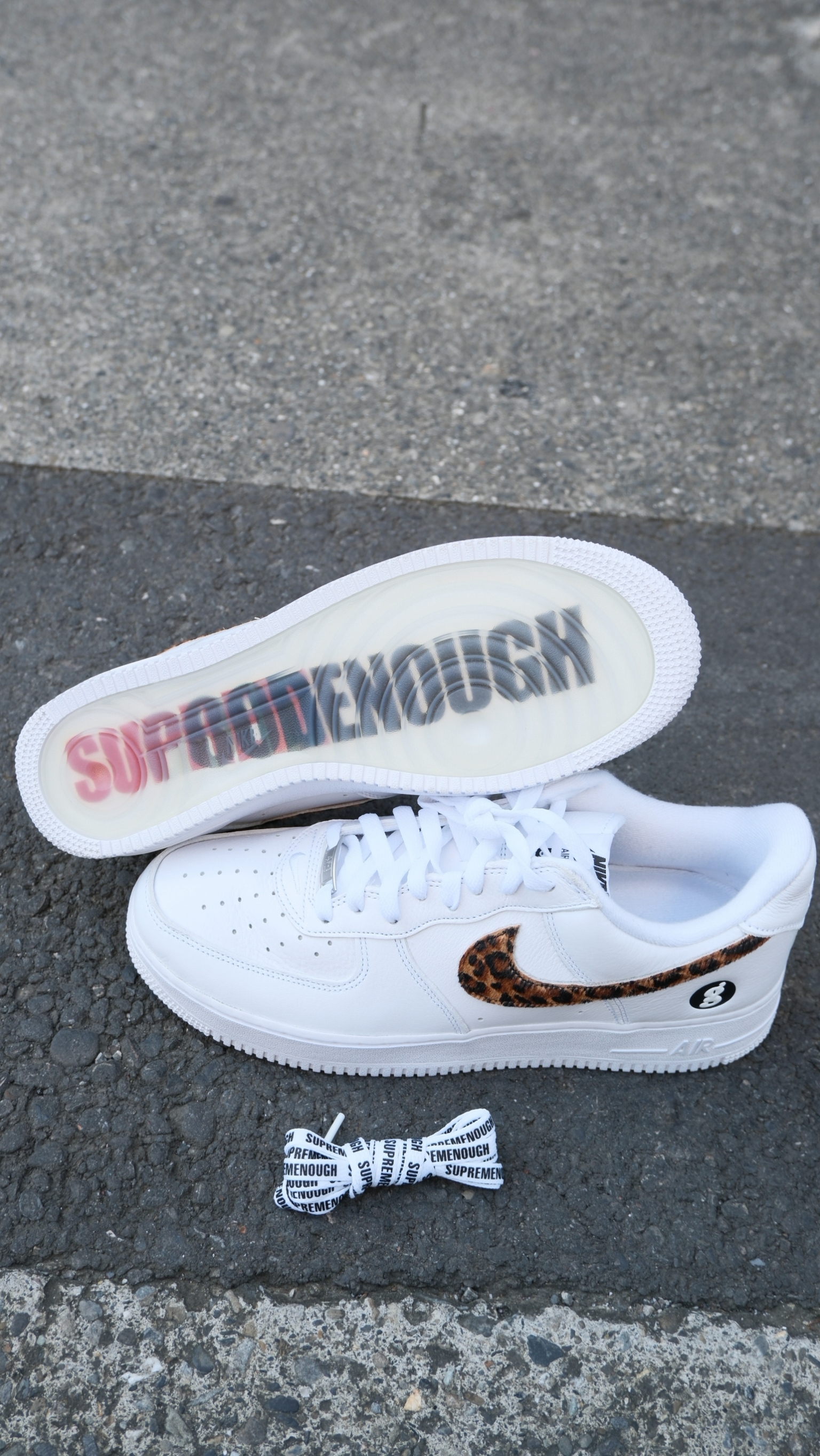 Supreme x GOODENOUGH藤原浩 x Nike Air Force 1 Low 聯名款 豹紋 現貨  IM3483-100