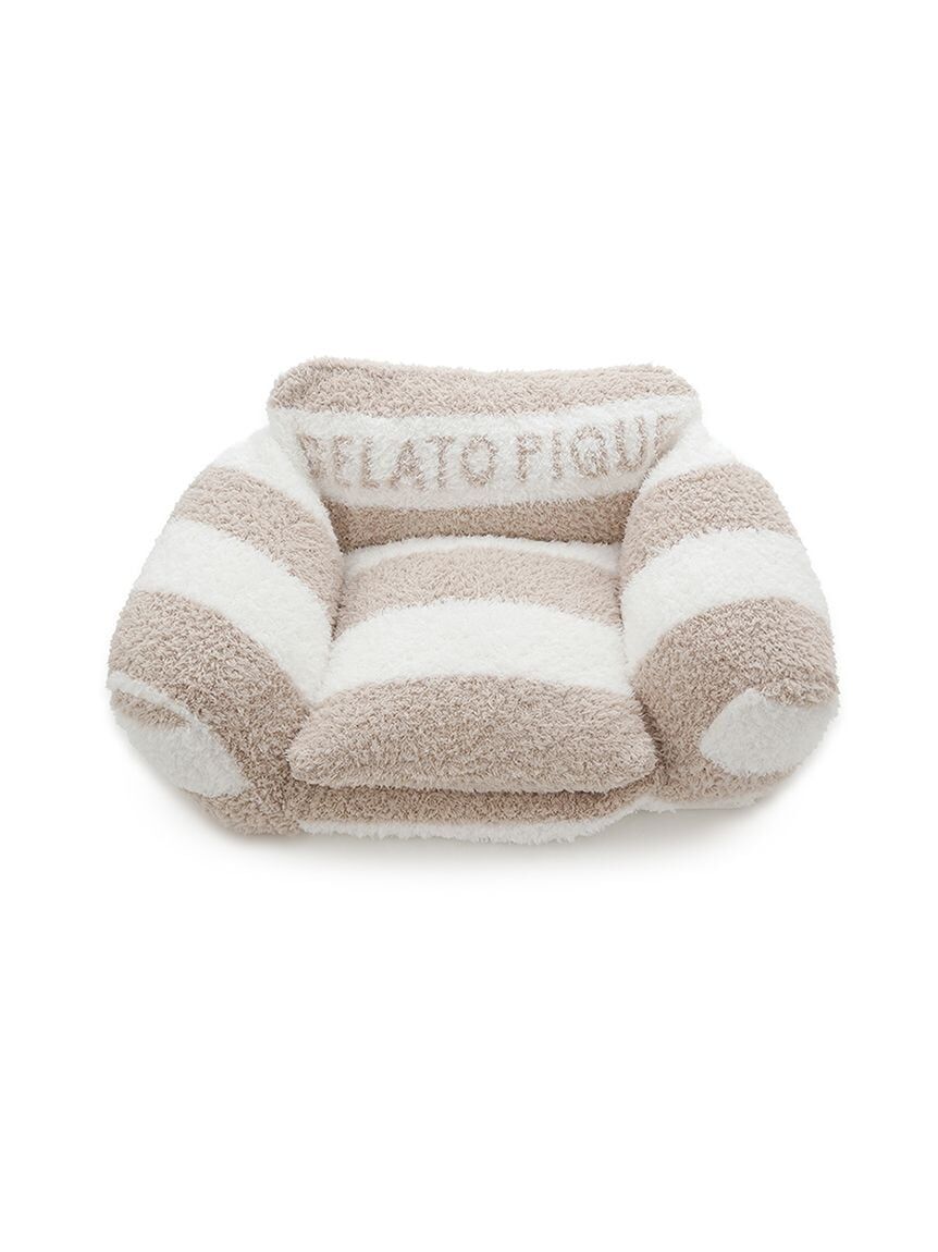 【Gelato Pique】Striped Fluffy Sofa Bed