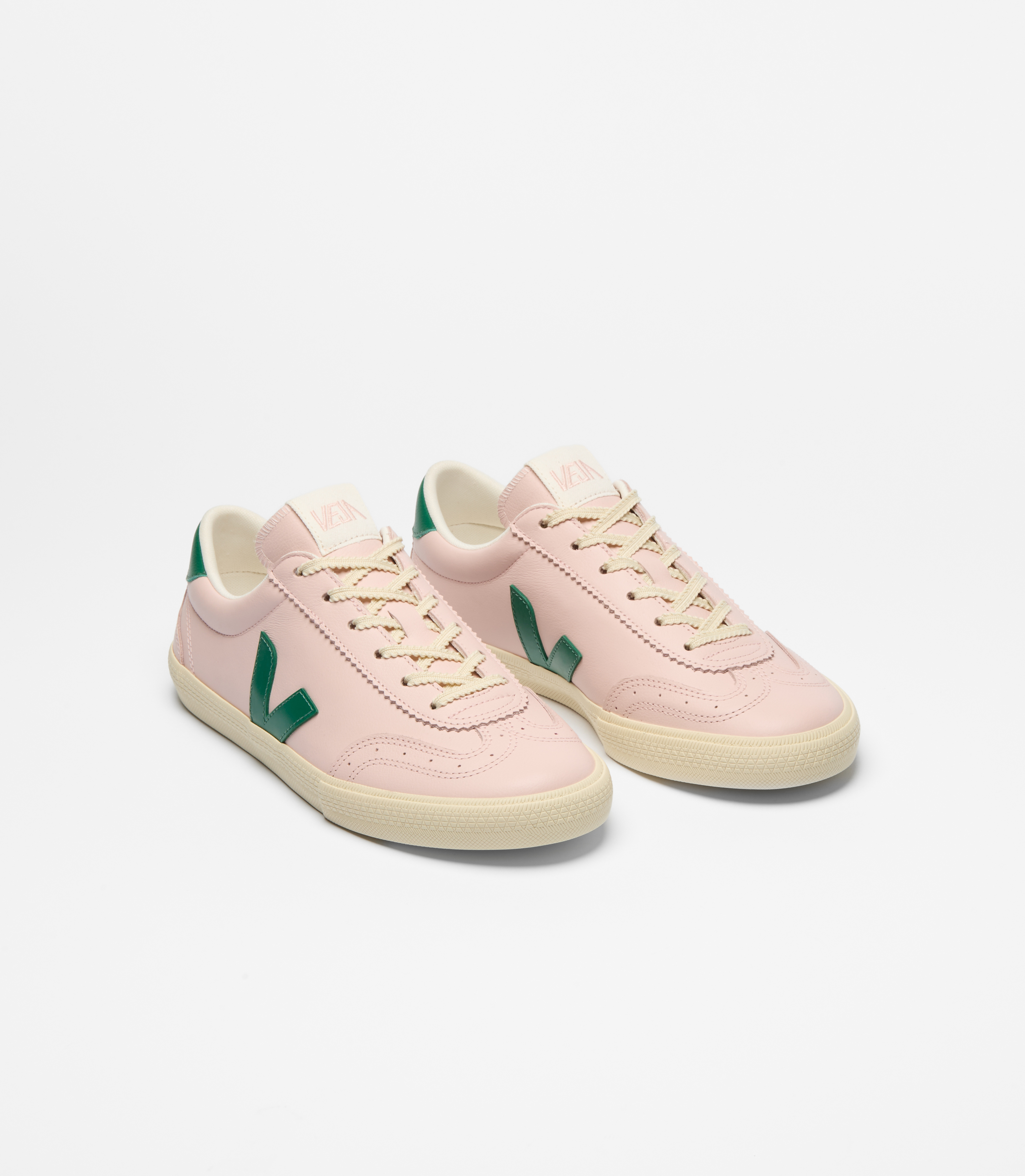 VEJA 復古休閒鞋｜Volley  (粉/綠)