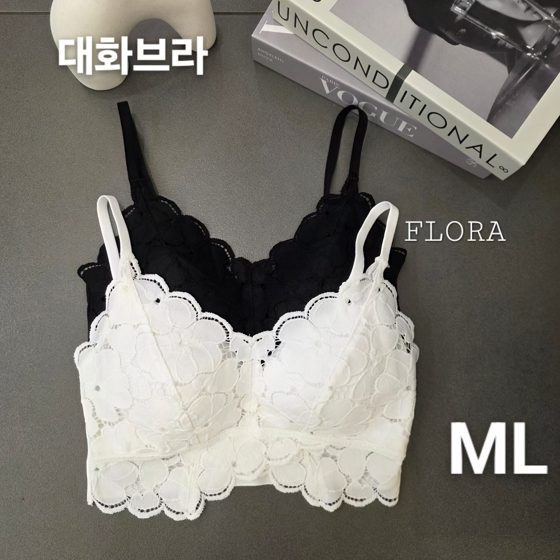 UR115 全LACE 短 BRA TOP(2色)