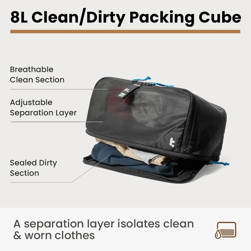 8L Clean/Dirty Packing Cube