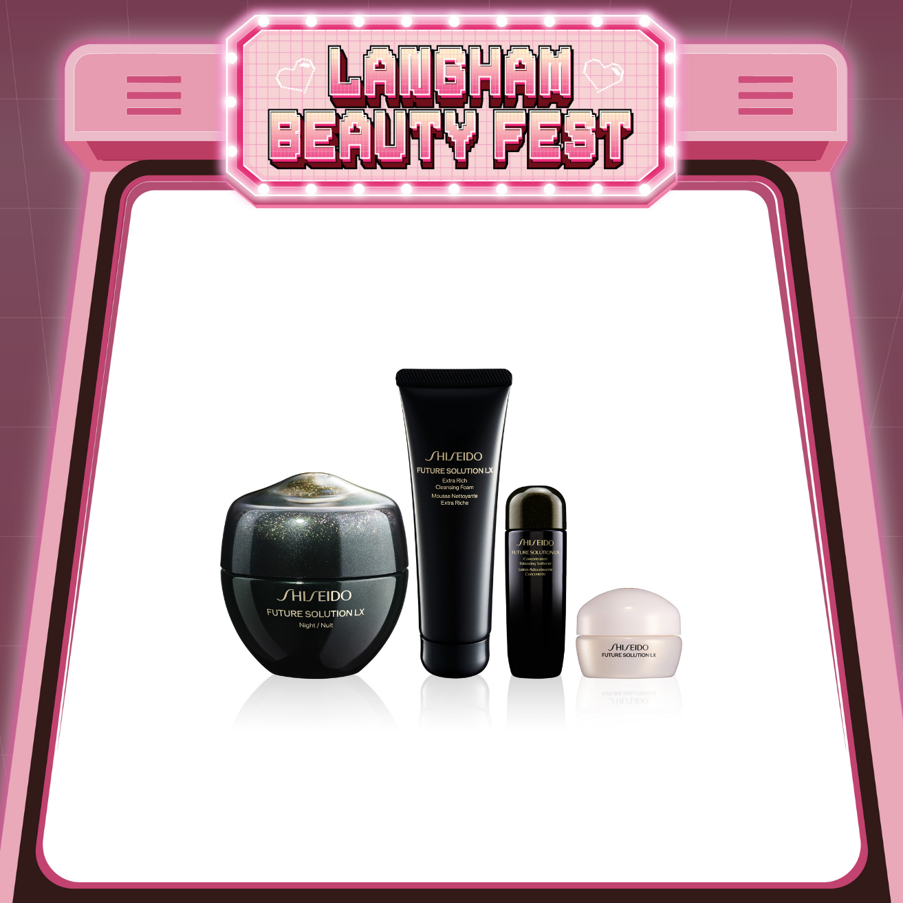 SHISEIDO FUTURE SOLUTION LX 晶鑽煥亮再生修護乳霜組合