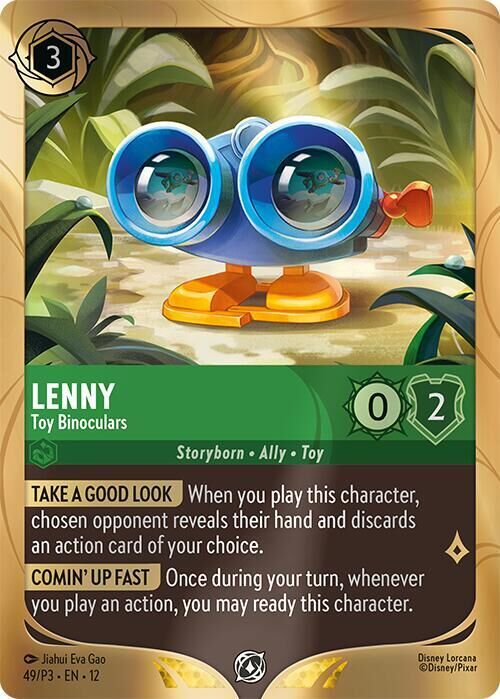 Disney Lorcana Promo - 49/P3 Lenny - Toy Binoculars