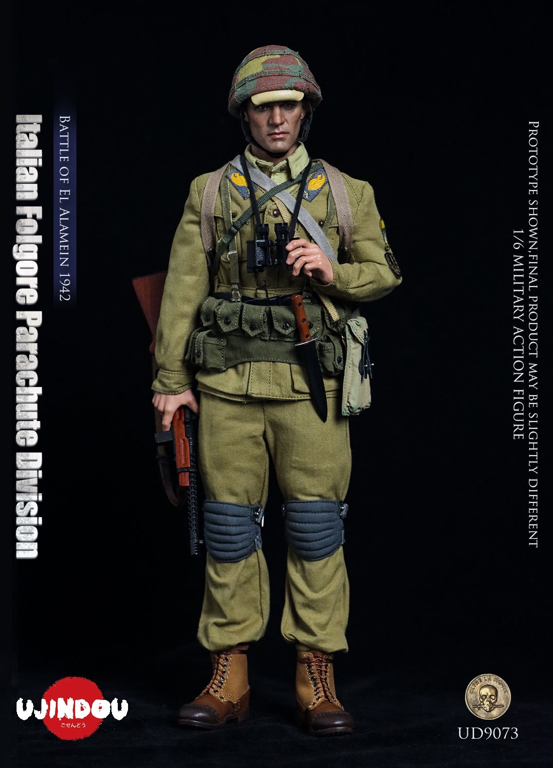 (預訂) 禦戰道 UJINDOU UD9073 1/6 二戰義大利閃電傘兵師 – 阿拉曼戰役 1942年