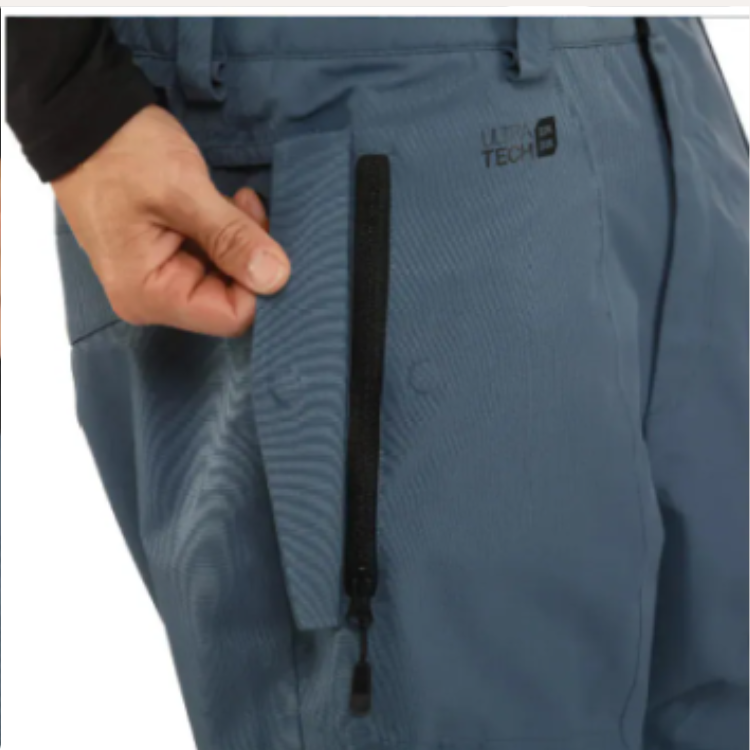 HORSEFEATHERS Nelson Pants 20K/20K 雪褲細節圖,展示側邊大容量拉鍊口袋與多功能口袋蓋設計