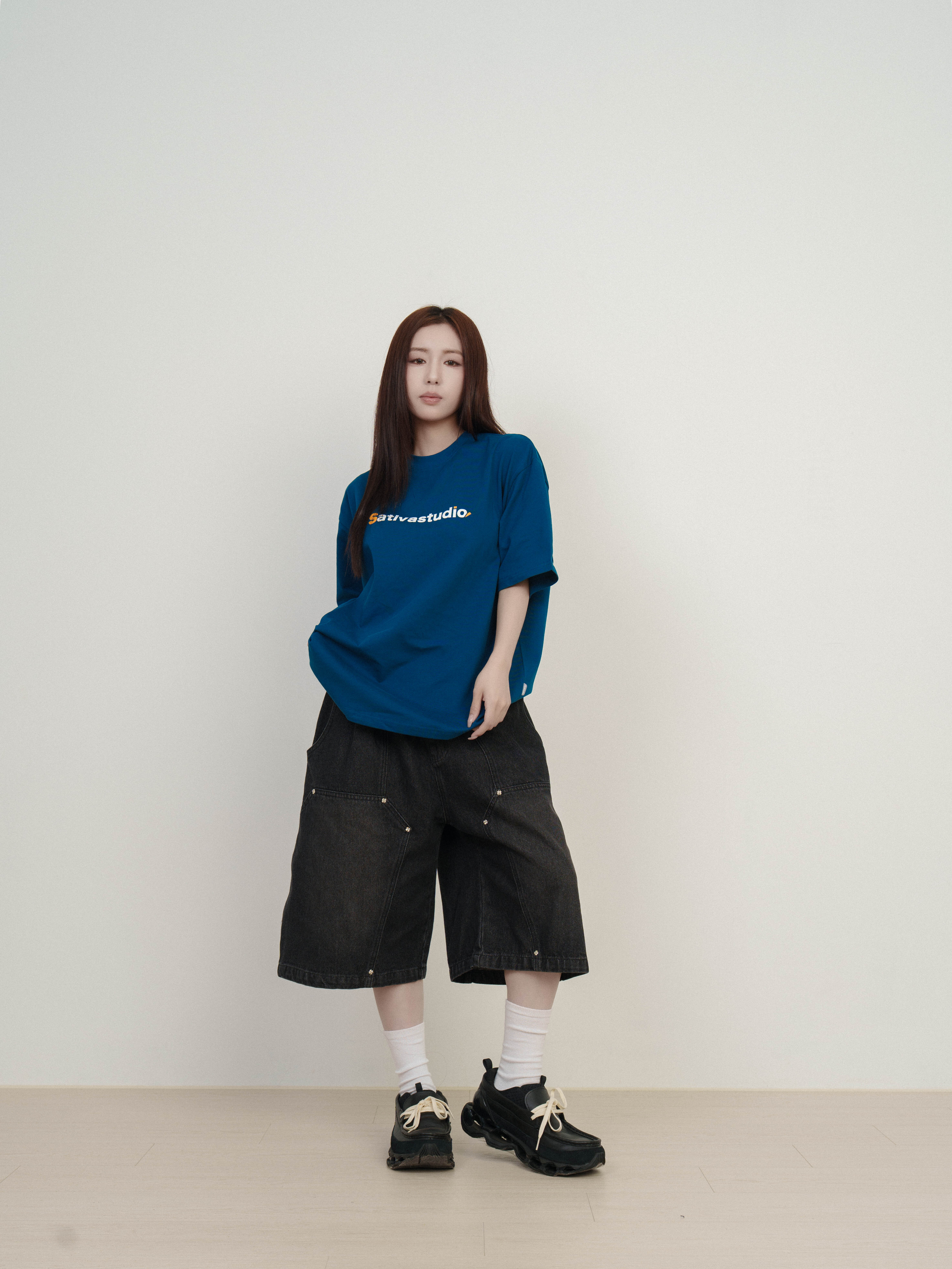 SATIVA COT-02 "Assembly" Jorts 四葉草 卯釘 水洗 短褲 兩色