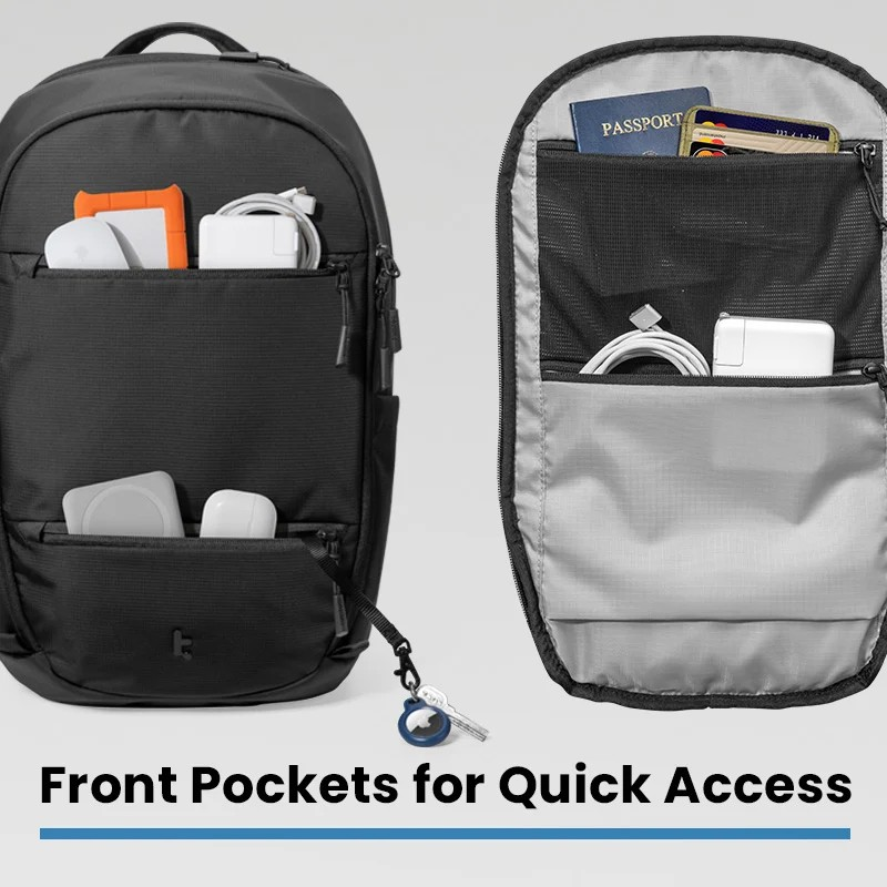 Front Pockets for Quick Access
