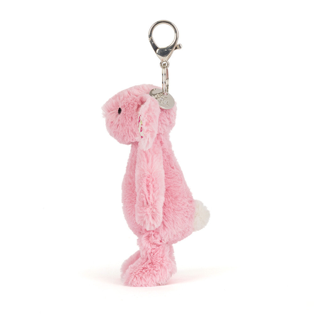 Jellycat Blushkin Blossom Bunny Bag Charm 碎花玫瑰粉兔吊飾/鑰匙圈