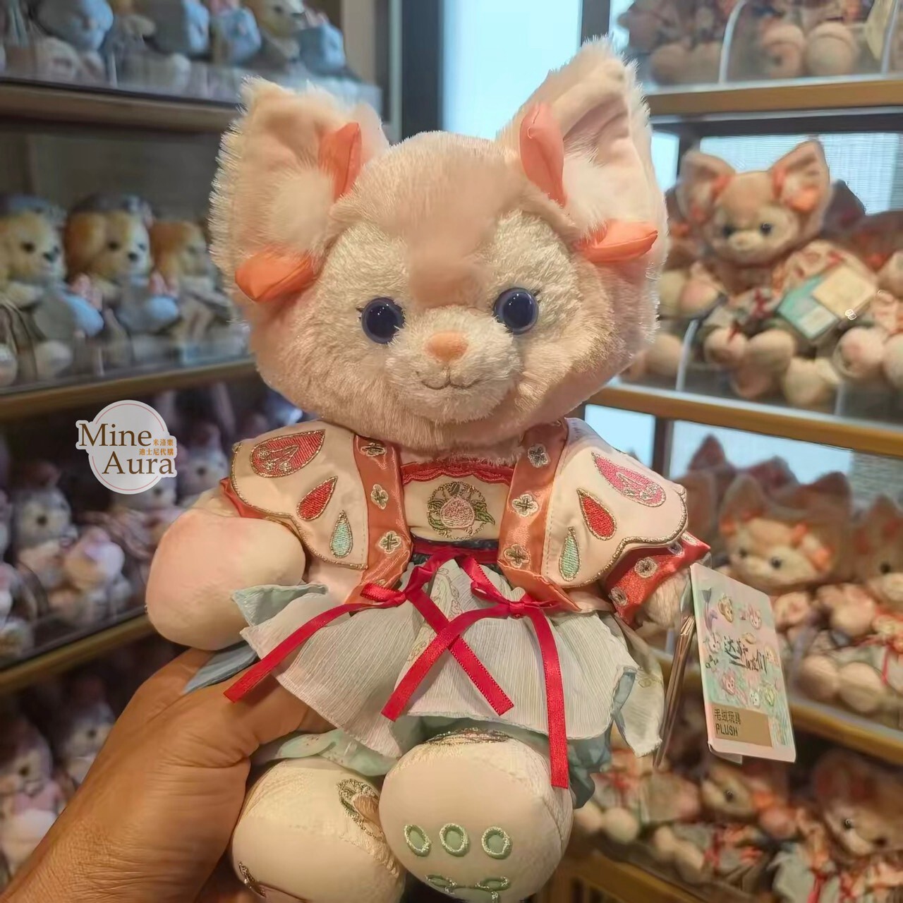 達菲 Duffy 和朋友們 小小奇遇記系列 玲娜貝兒 LinaBell SS號 娃娃 玩偶 -上海迪士尼樂園