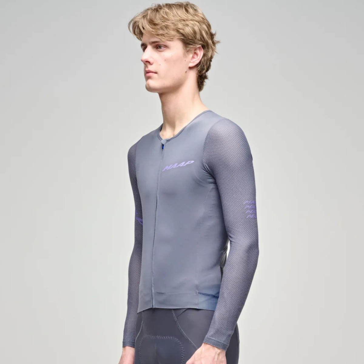 【MAAP】 Emerge LS Jersey 男性長袖車衣  /  Galaxy Blue