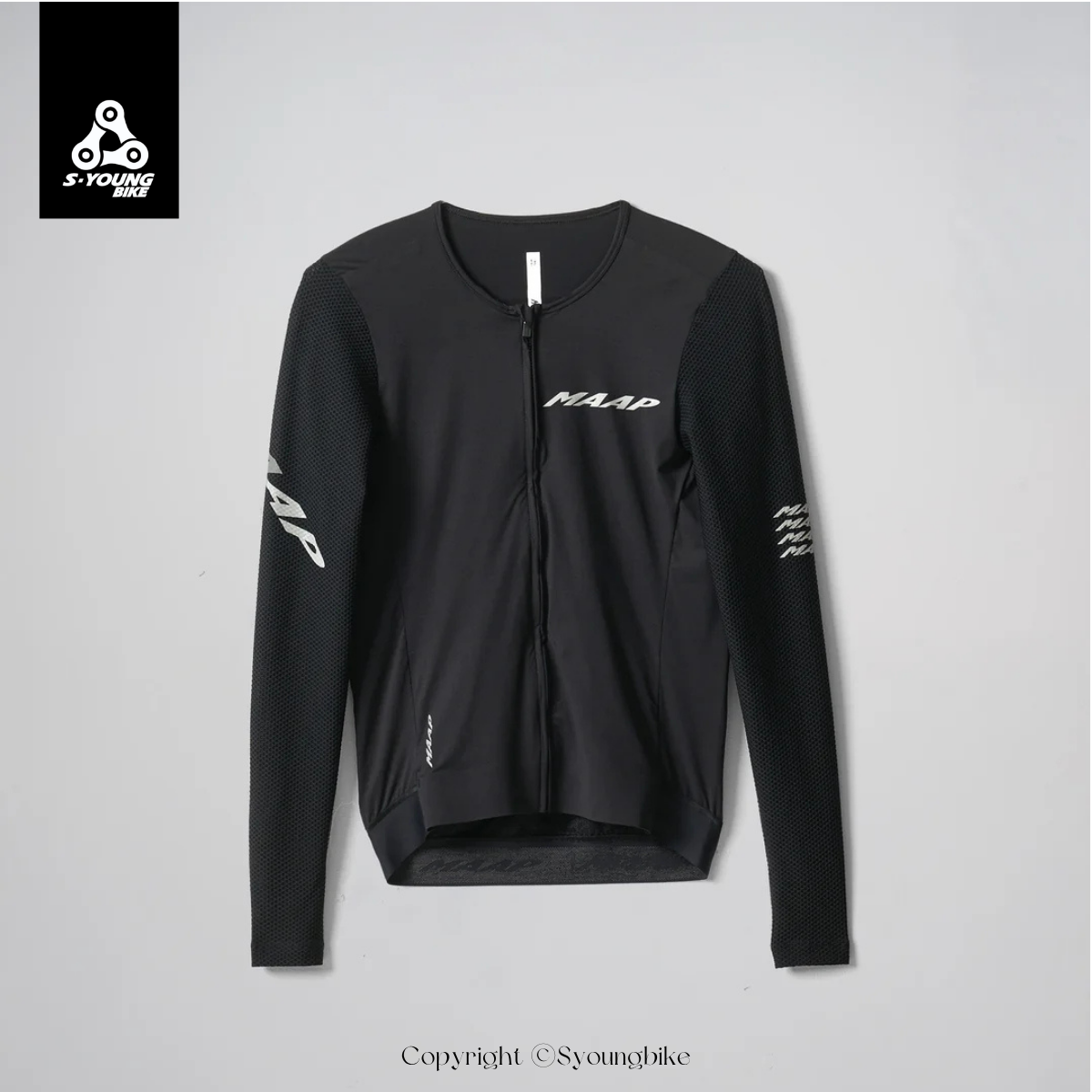 【MAAP】 Emerge LS Jersey 男性長袖車衣  /  Black