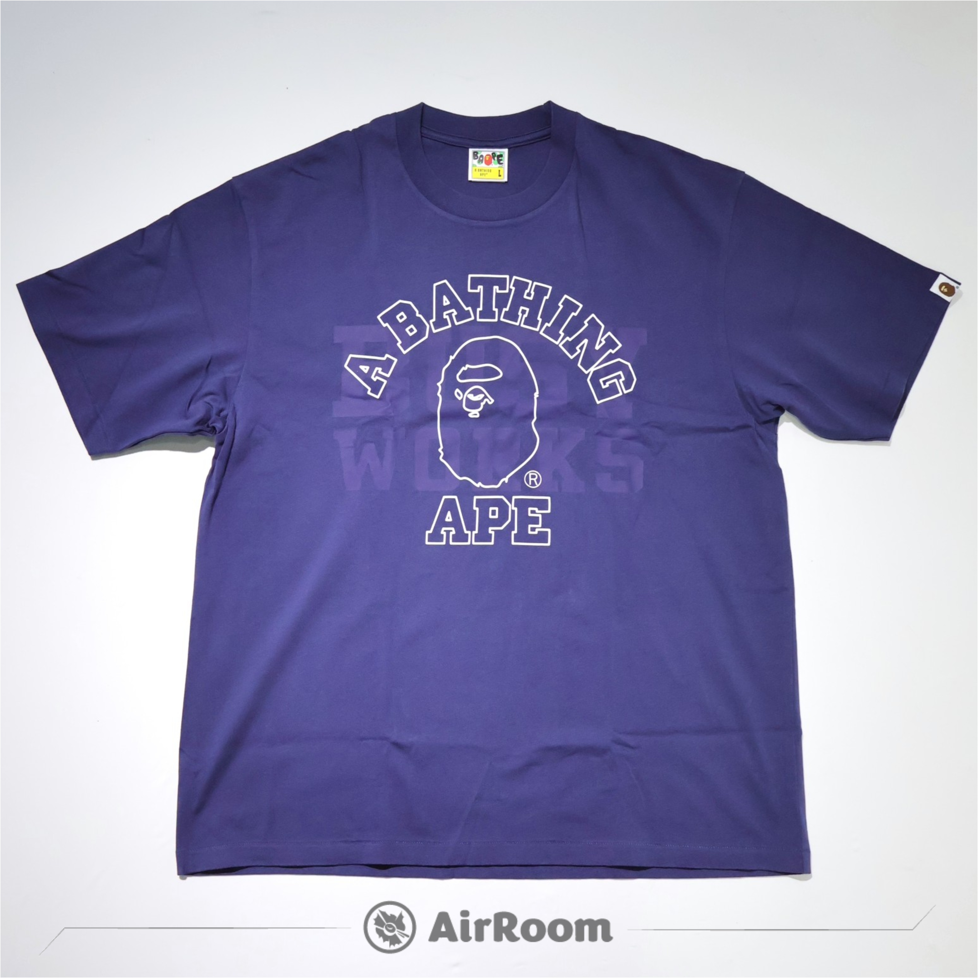『超值優惠』2026SS A BATHING APE BAPE COLLEGE RELAXED FIT TEE #1 寬版 大學 雙LOGO 短T 現貨 001TEL801328M