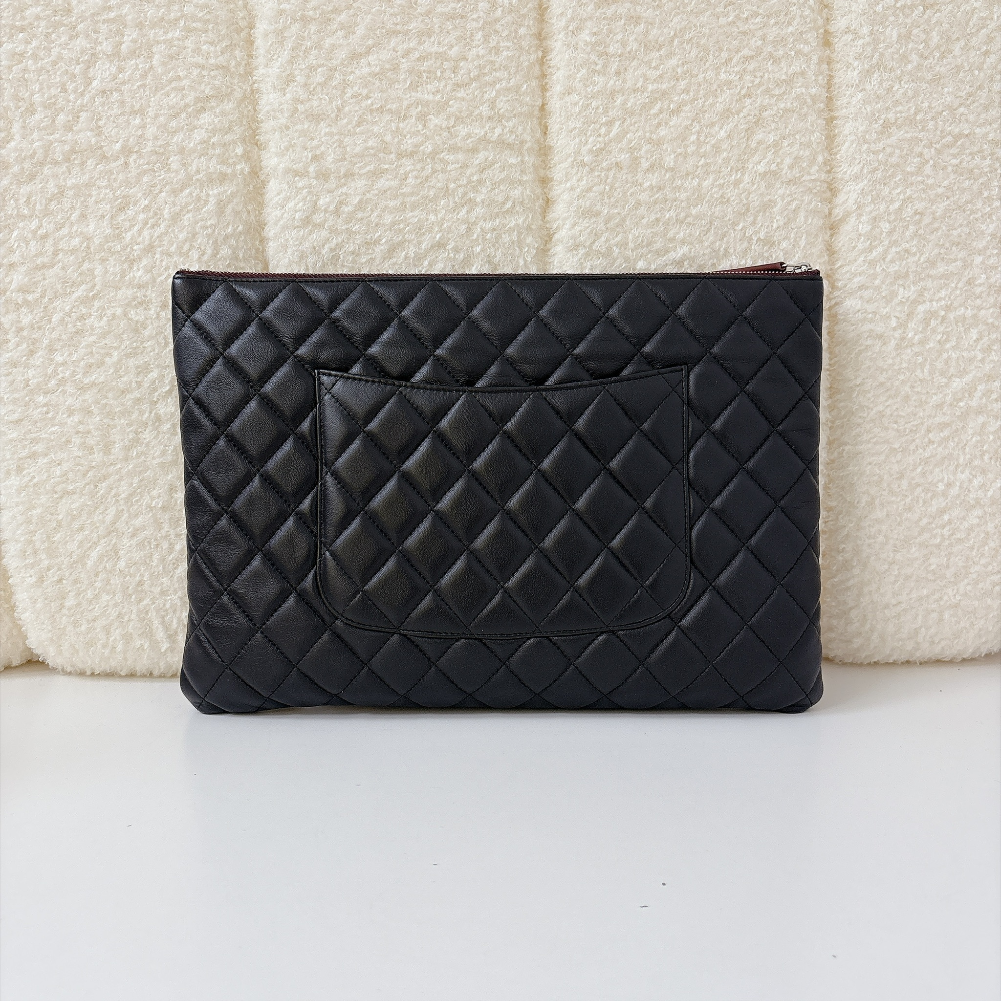 Chanel Classic O-Case Pouch - Black / SHW