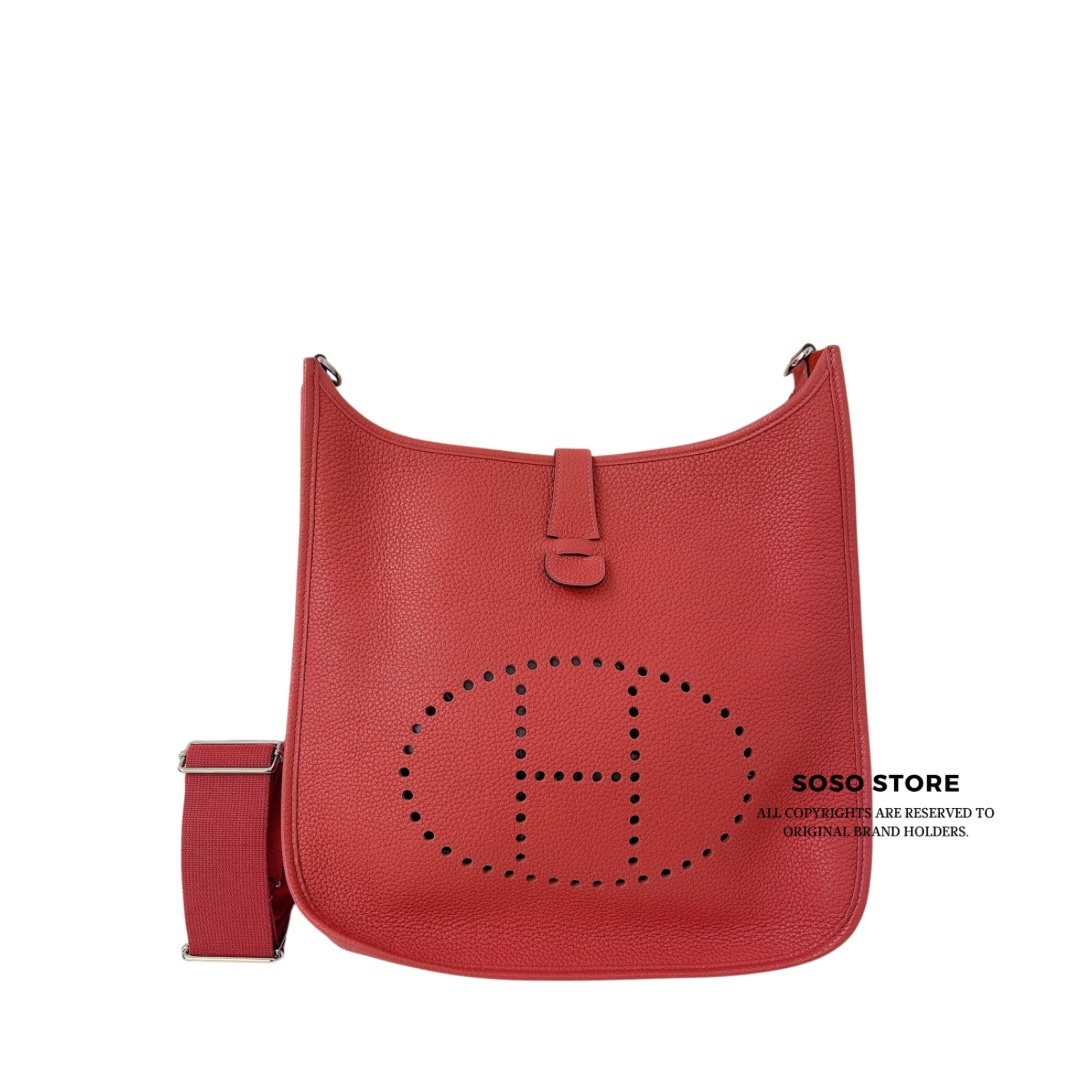 Hermès Evelyne III 29 Bag - Rouge Casaque / SHW