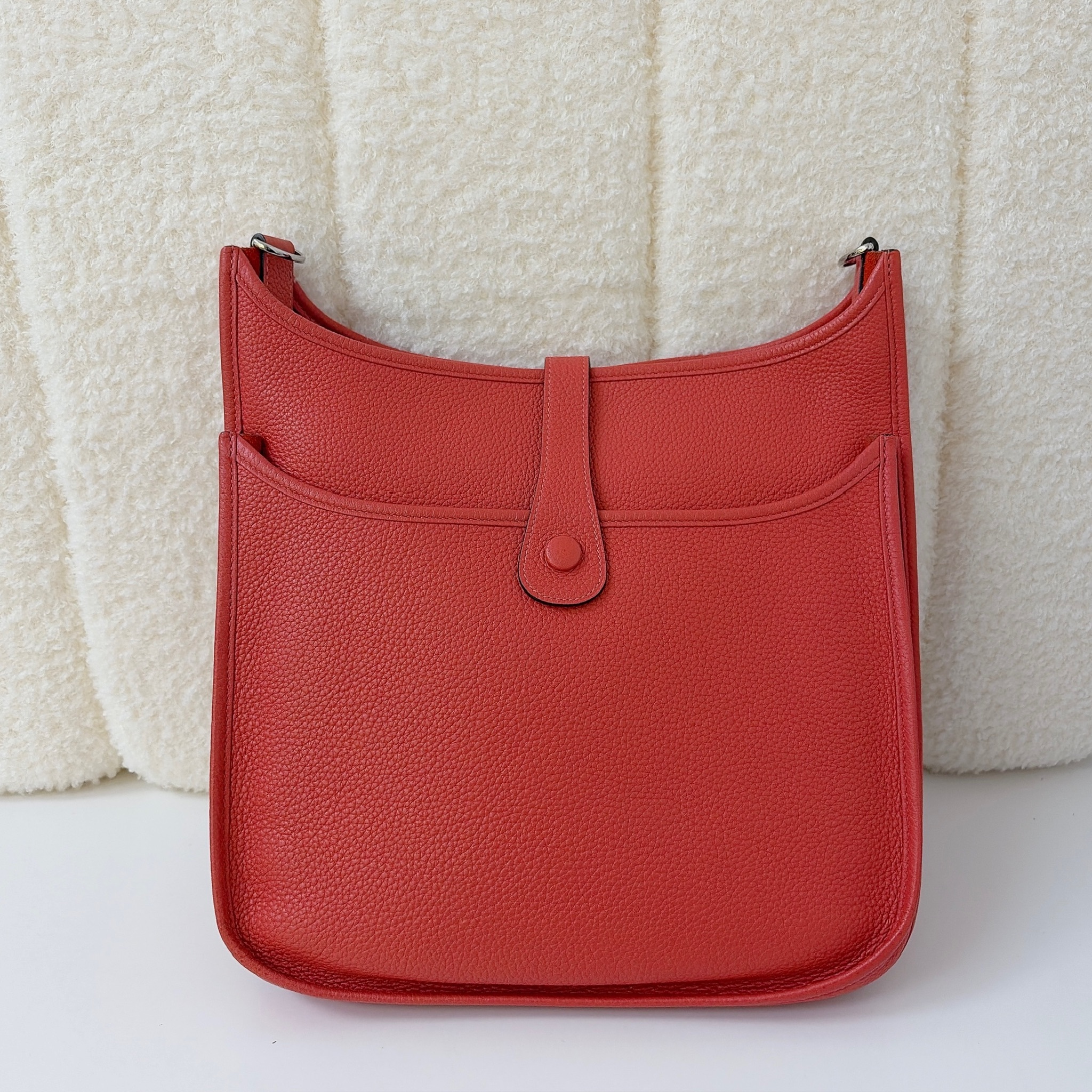 Hermès Evelyne III 29 Bag - Rouge Casaque / SHW
