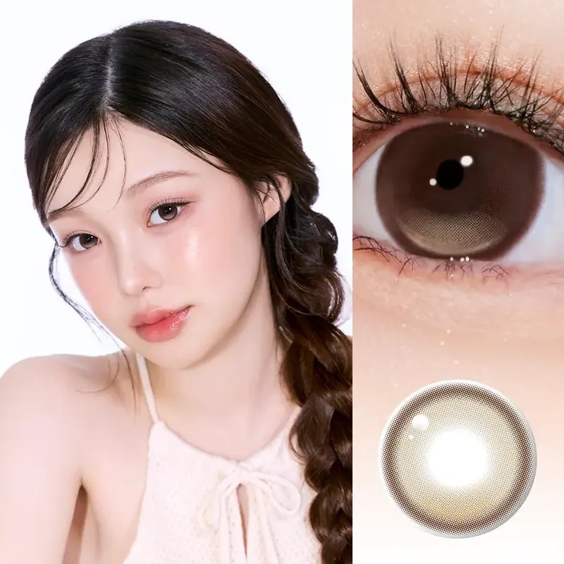 [13.8mm] FiPN x DAVICH Lens Foraea Venti 1 Month Fixing Camel｜月拋彩妝隱形眼鏡｜每盒2片