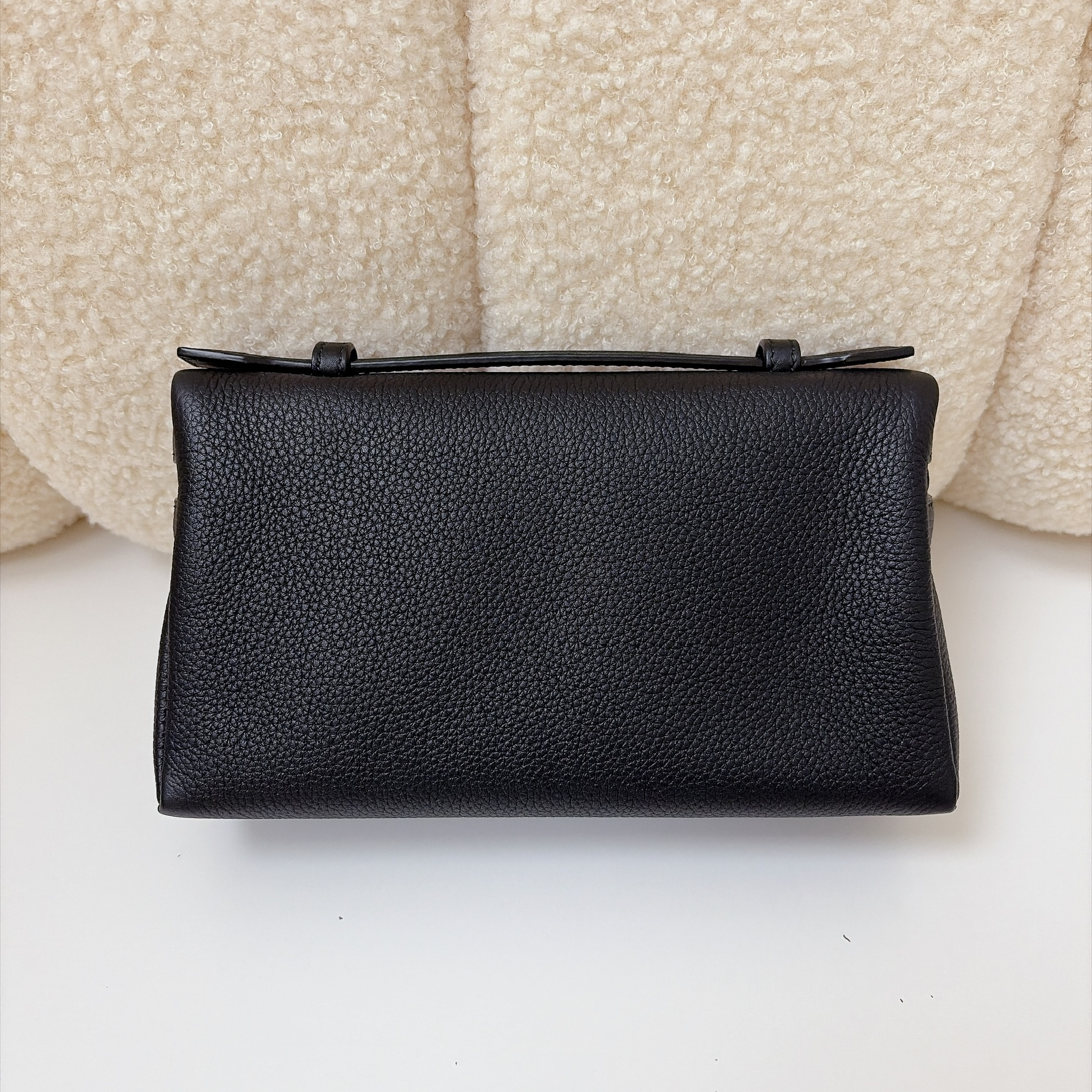 Loro Piana Extra Pocket L19 Pouch - Black / GHW