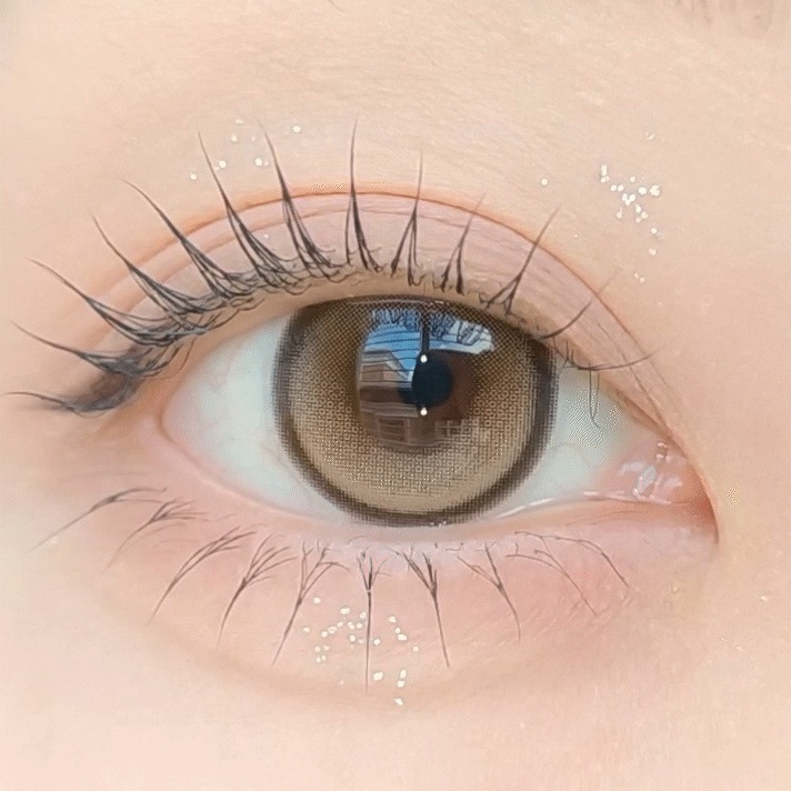 [13.5mm] FiPN Biv Grande Fixing 1 Month Oatmeal｜月拋彩妝隱形眼鏡｜每盒2片