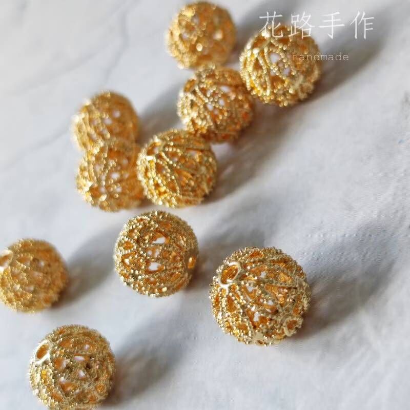 保色鏤空隔珠