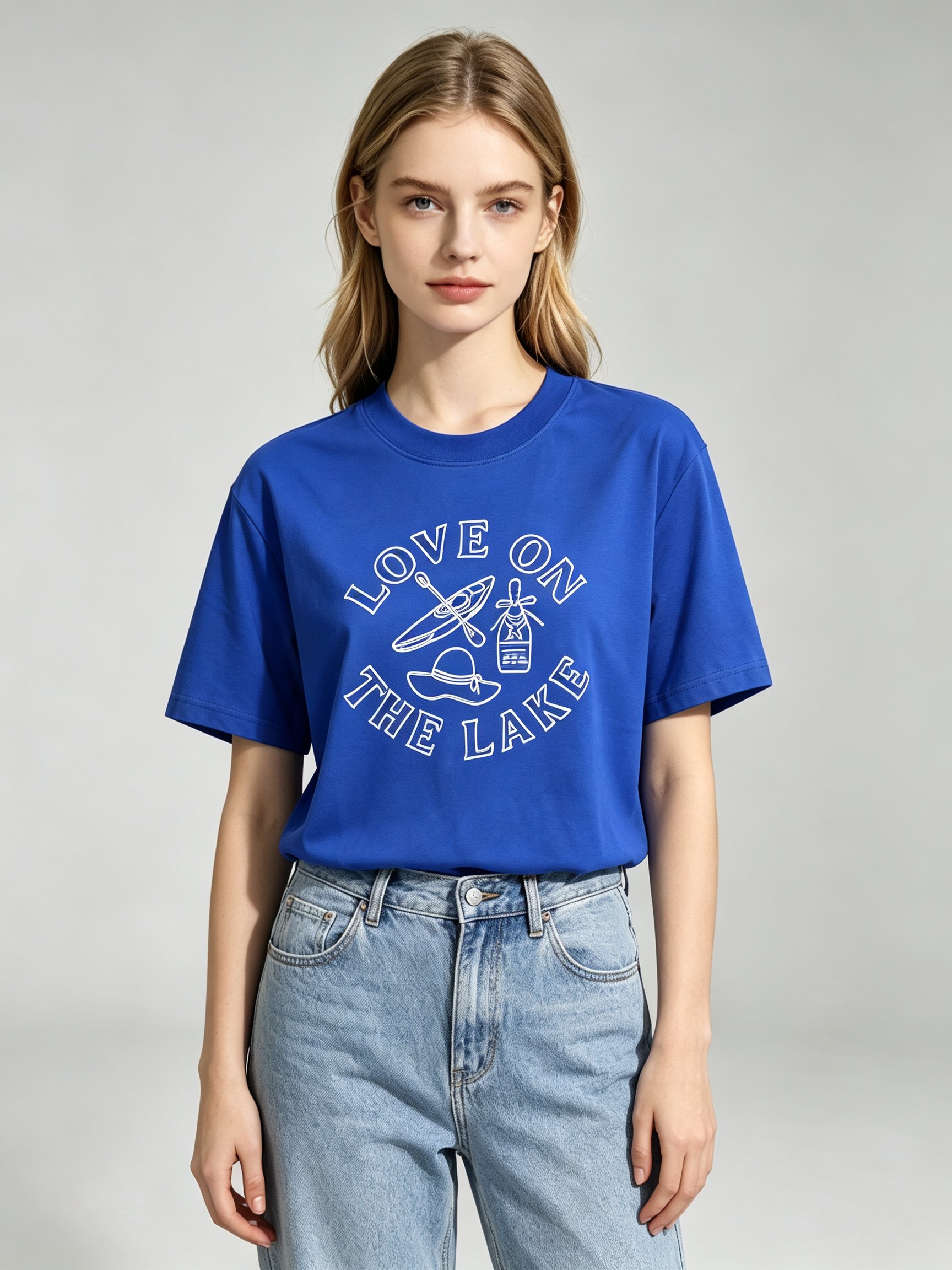 TOP-CCG0909-016 Love On The Lake Tee (A16)(S-XXXXL)