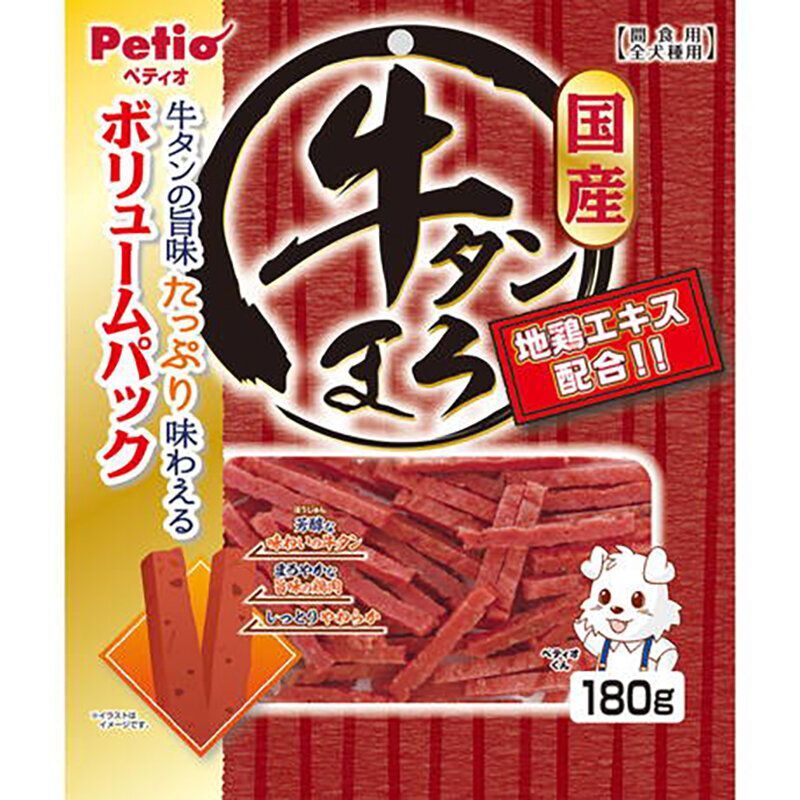 Petio - ⽜⾆條 180g [犬用]
