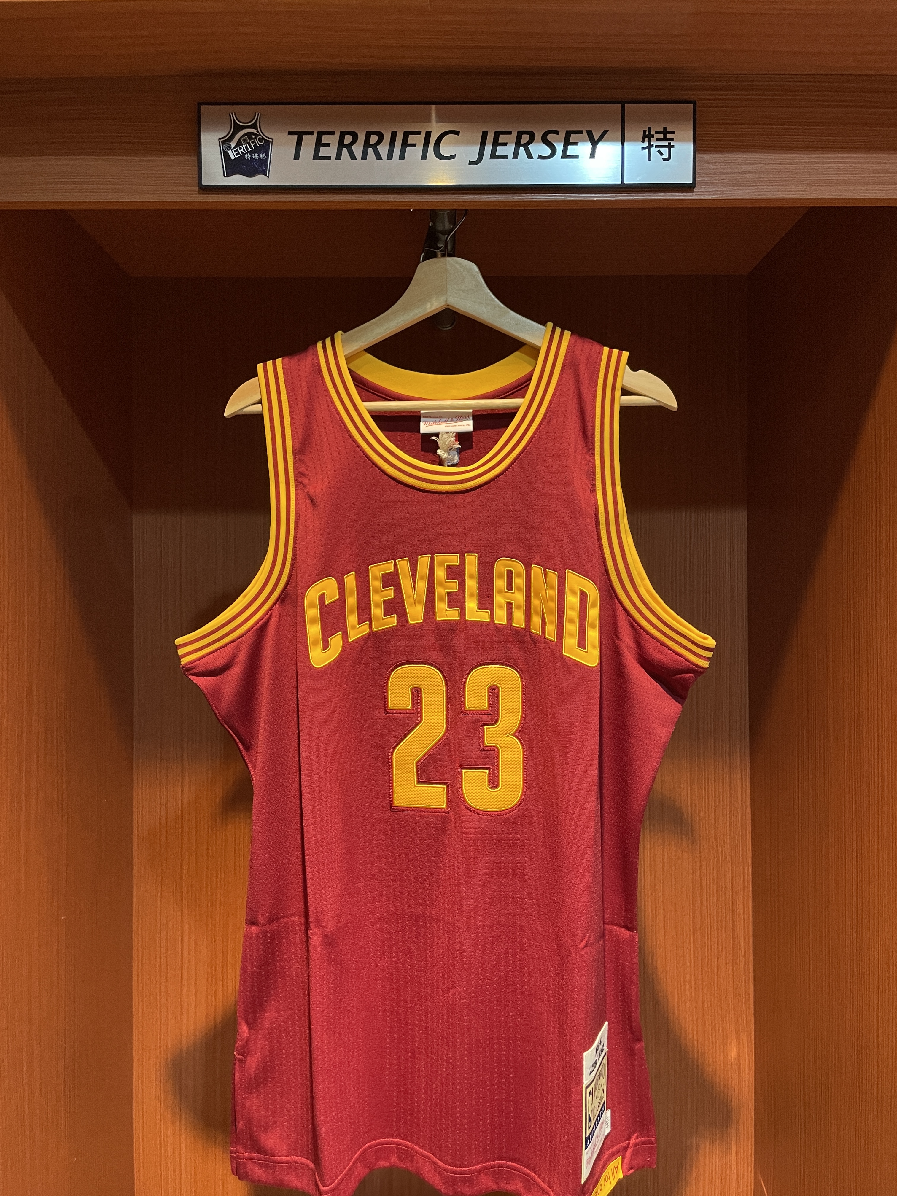 NBA球衣 Lebron James 克里夫蘭騎士酒紅 15-16 M&N Authentic 球員版 電繡 全新
