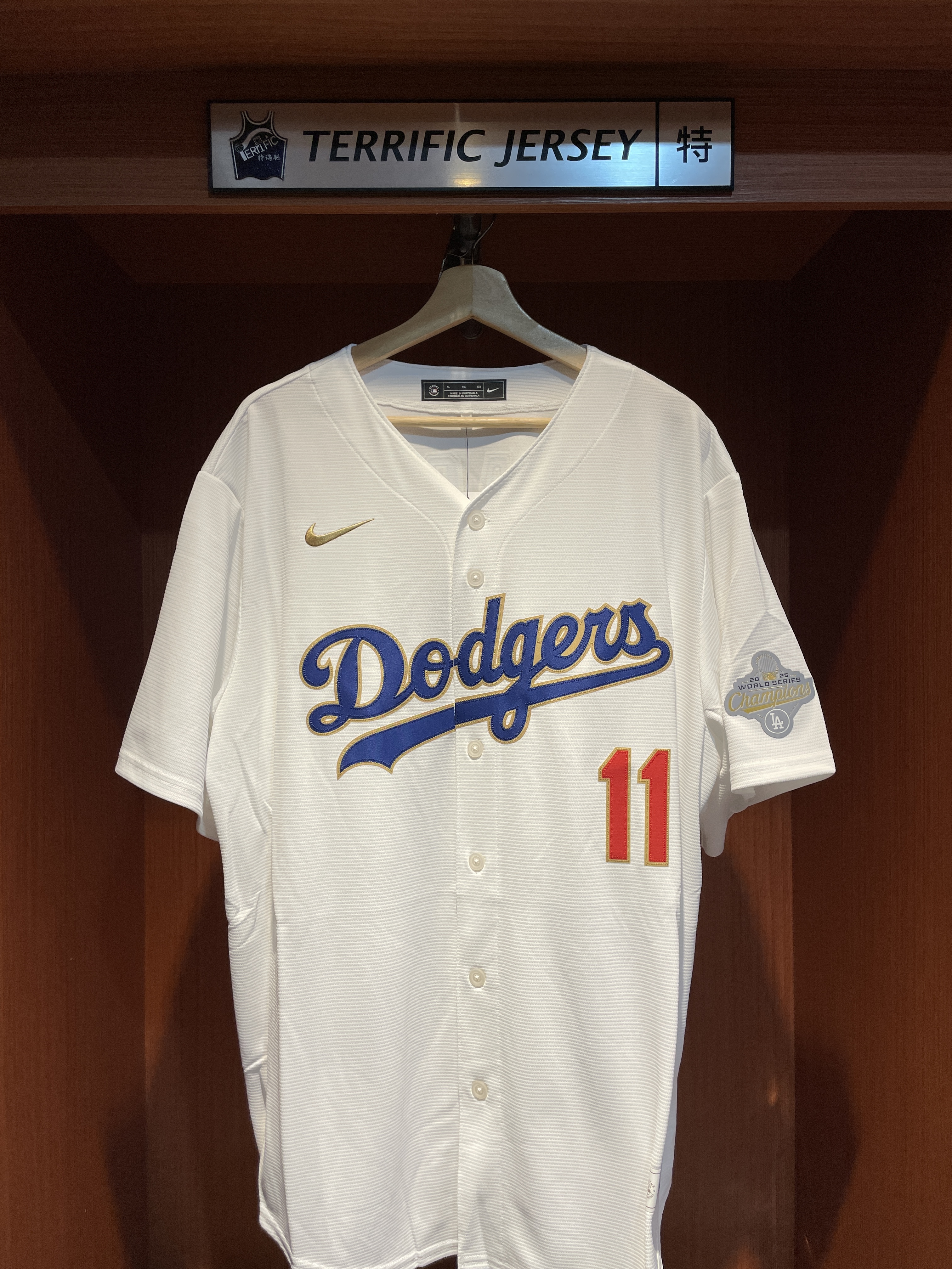 MLB球衣 Roki Sasaki 洛杉磯道奇 冠軍 金字 開幕戰 2026 Gold Collection Nike Stadium Player Name Jersey 球迷版 熱轉印 全新