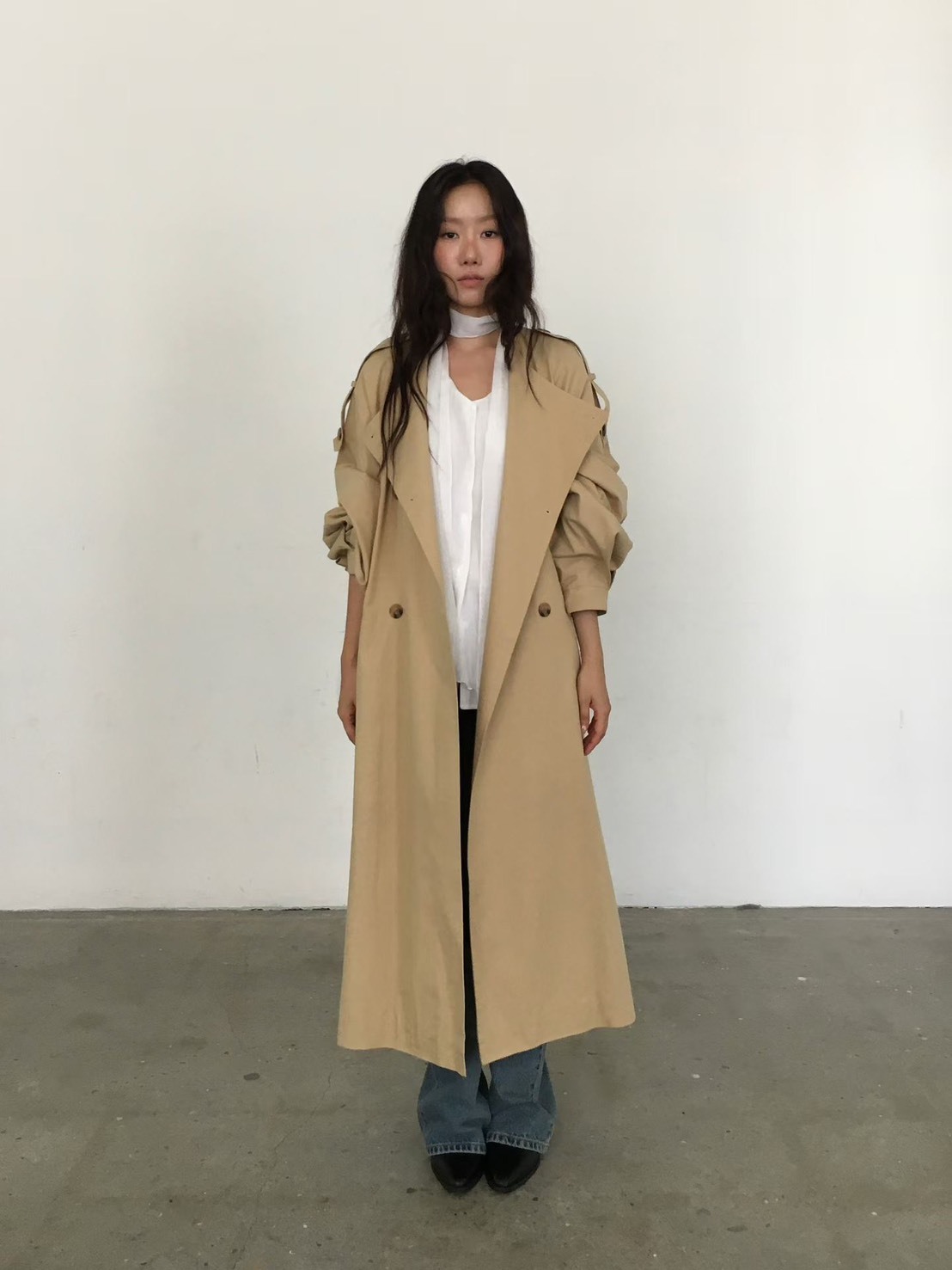 長版及踝風衣外套