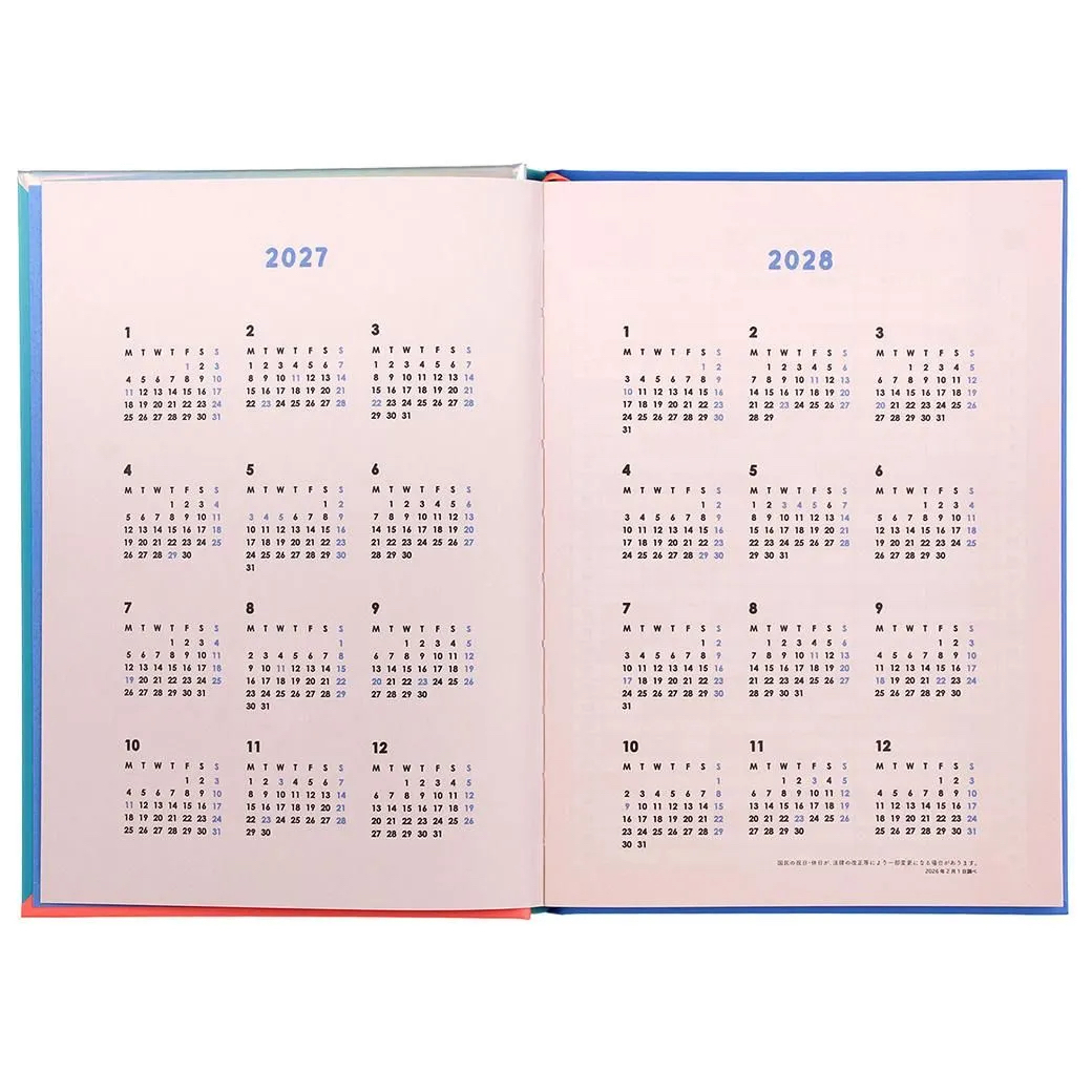 Chic _ Good 365 Days 2027週計畫手帳 B6硬殼｜日本Greeting Life