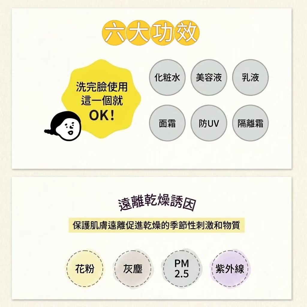 日本製BCL KANSOSAN 6合1保濕護膚隔離霜30g