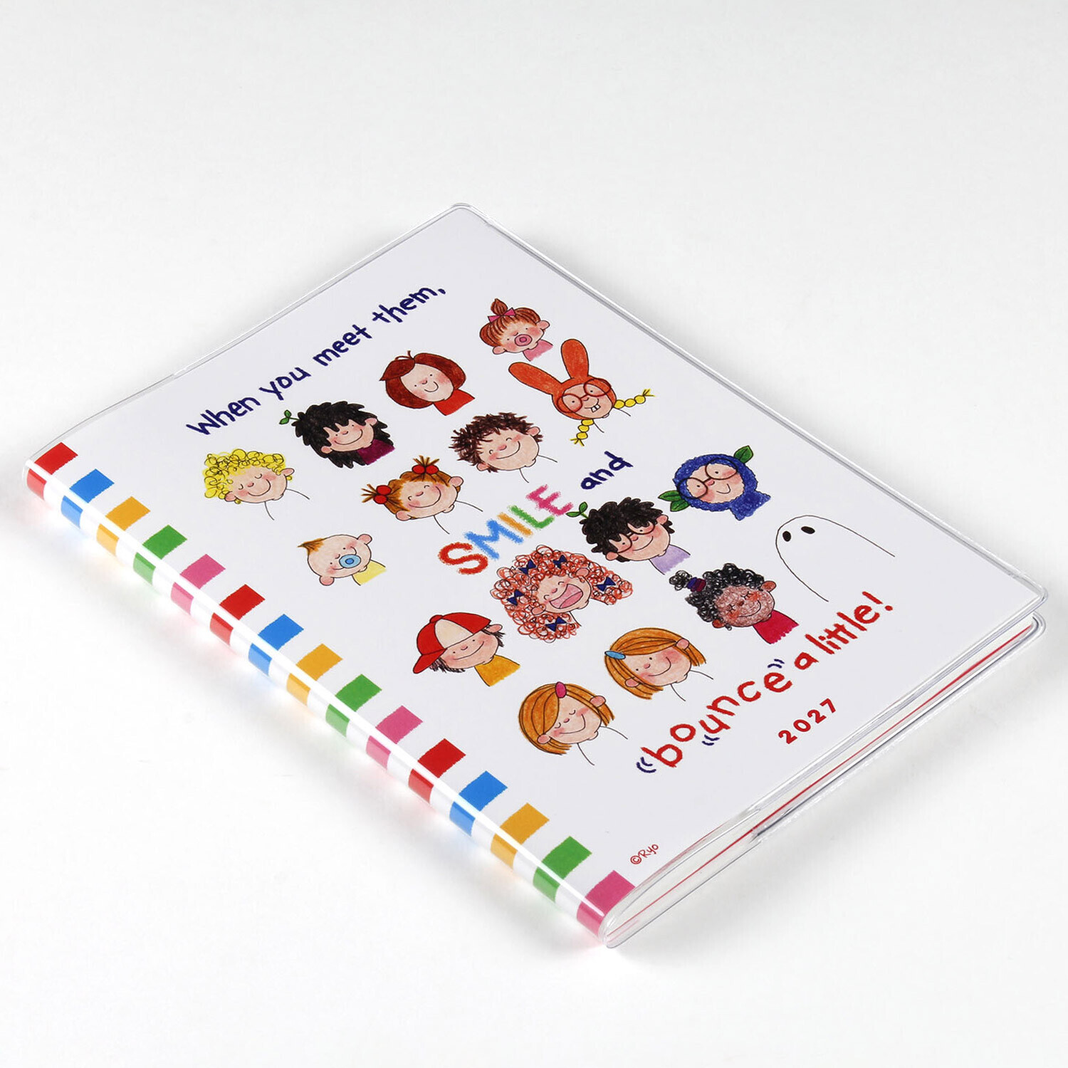 COCO醬 _ Friends 2027週計畫手帳 B6 PVC透明書套｜日本Greeting Life x COCO and Wondrous Gang