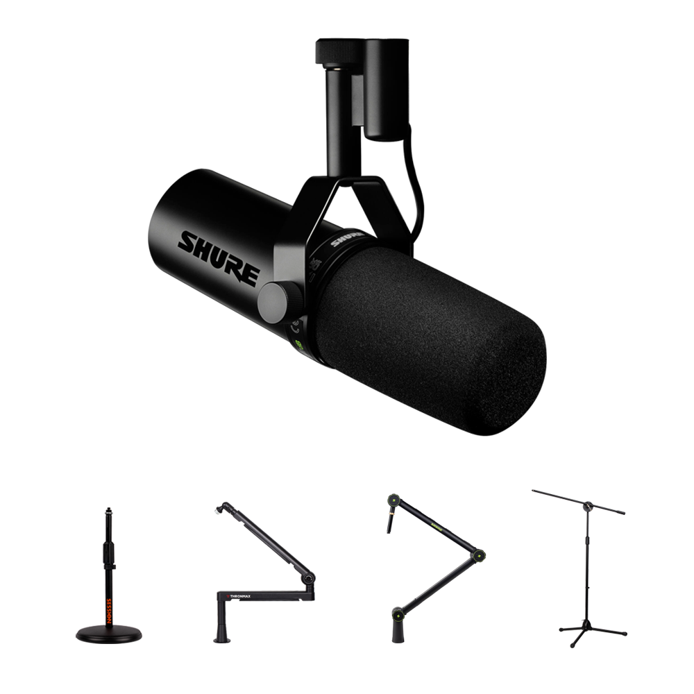 SHURE SM7dB 支架套組｜自由搭配 Podcast 錄音組