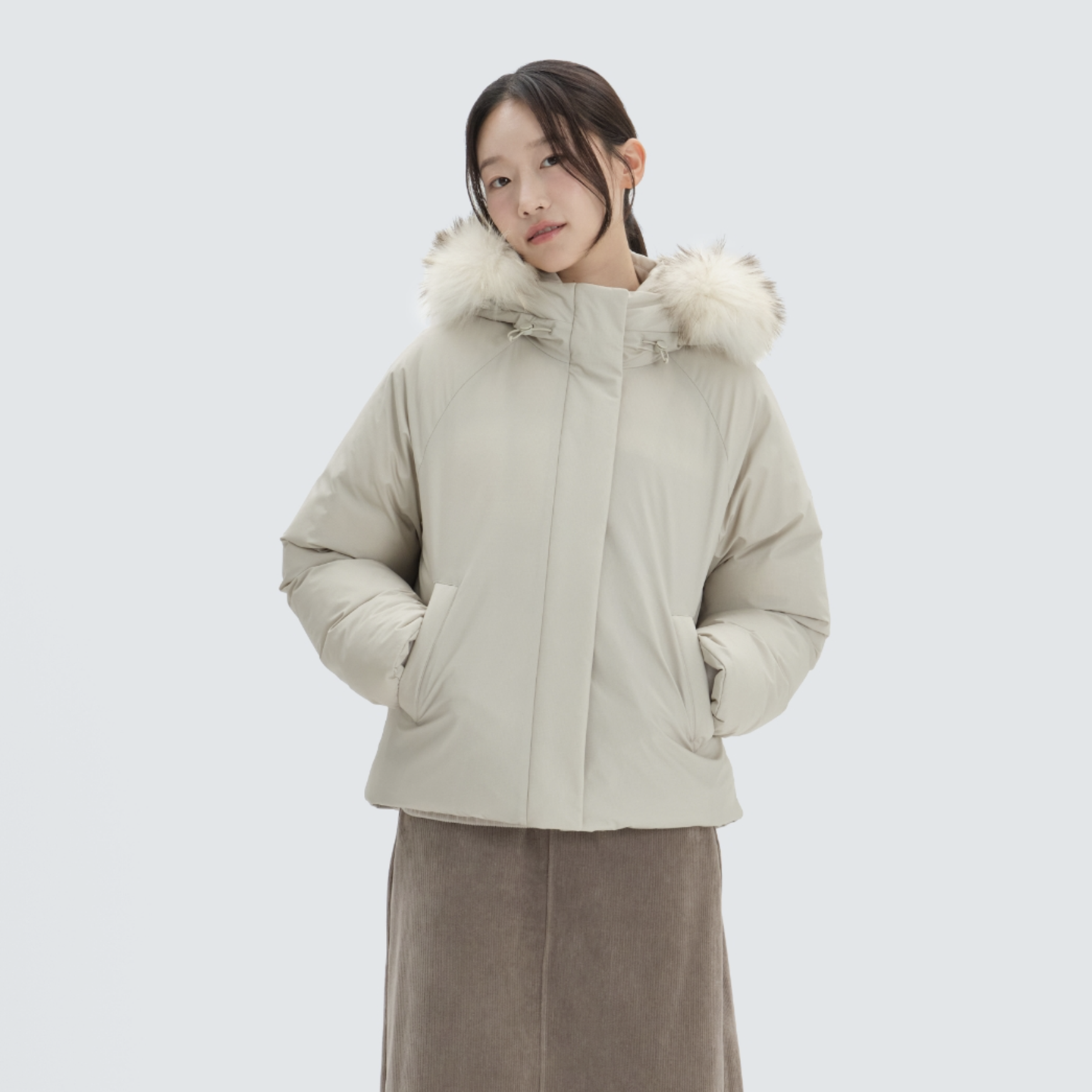 <韓國代購> SNOWPEAK PREMIUM WOMEN HOOD HEAVY GOOSE DOWN JACKET