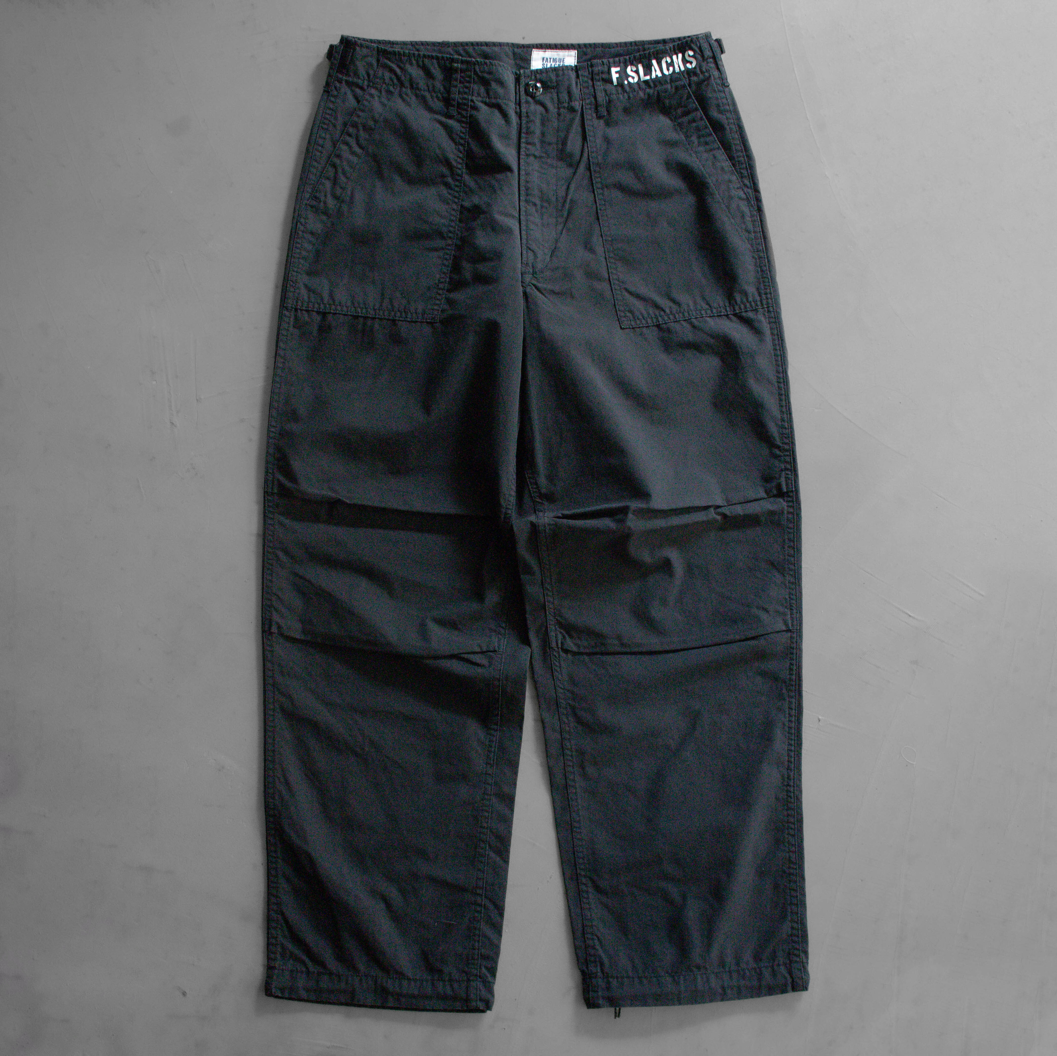 CORONA UTILITY AGGRESSOR SLACKS 水洗 黑色 十字紋 長褲