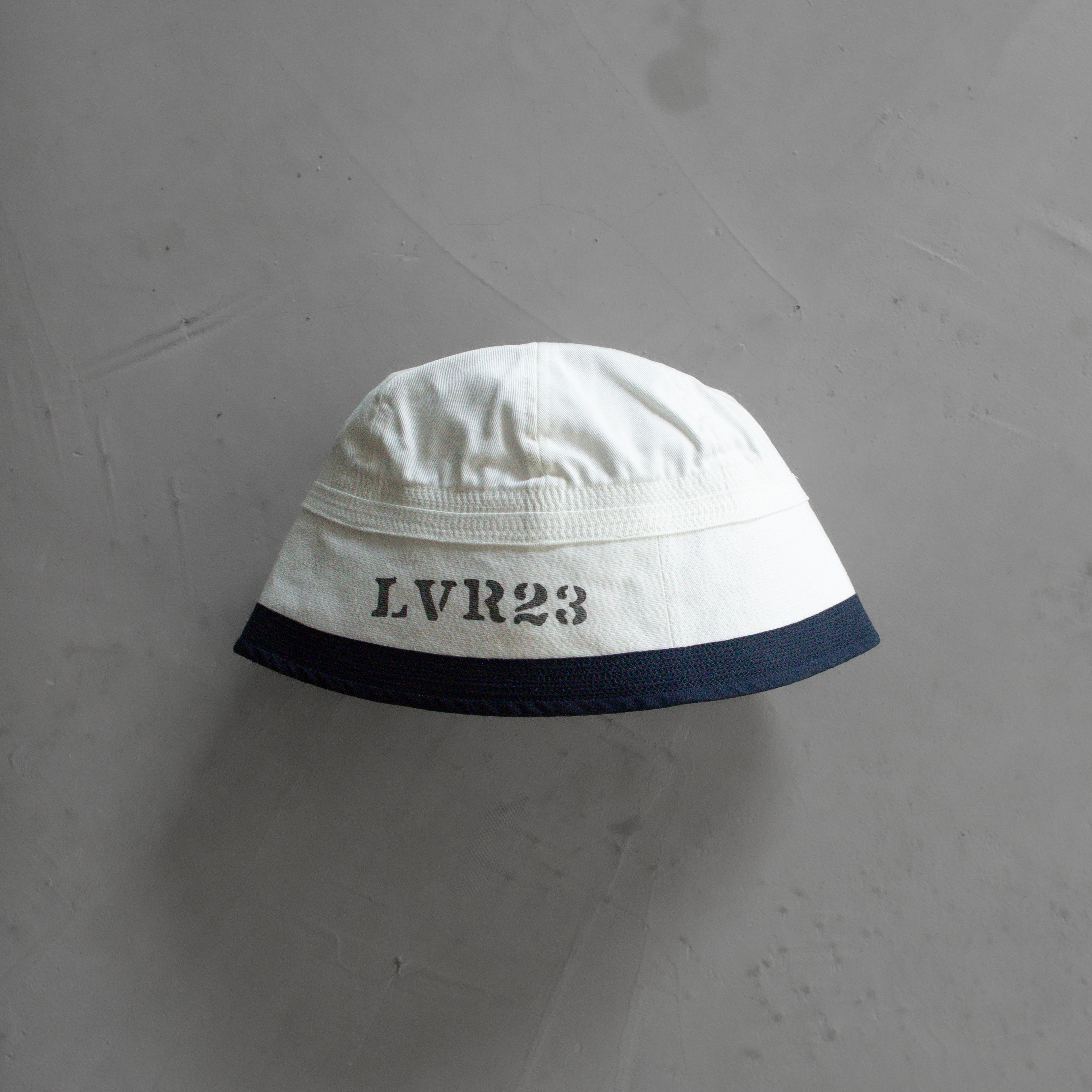 CORONA UTILITY NAVY HAT OFF WHITE NAVY RIBBON 白色 藍條紋 水手帽