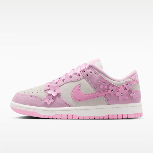 Nike 耐吉 WMNS Dunk Low SE Femme IV4726-600 女 休閒鞋 立體花卉 粉紅