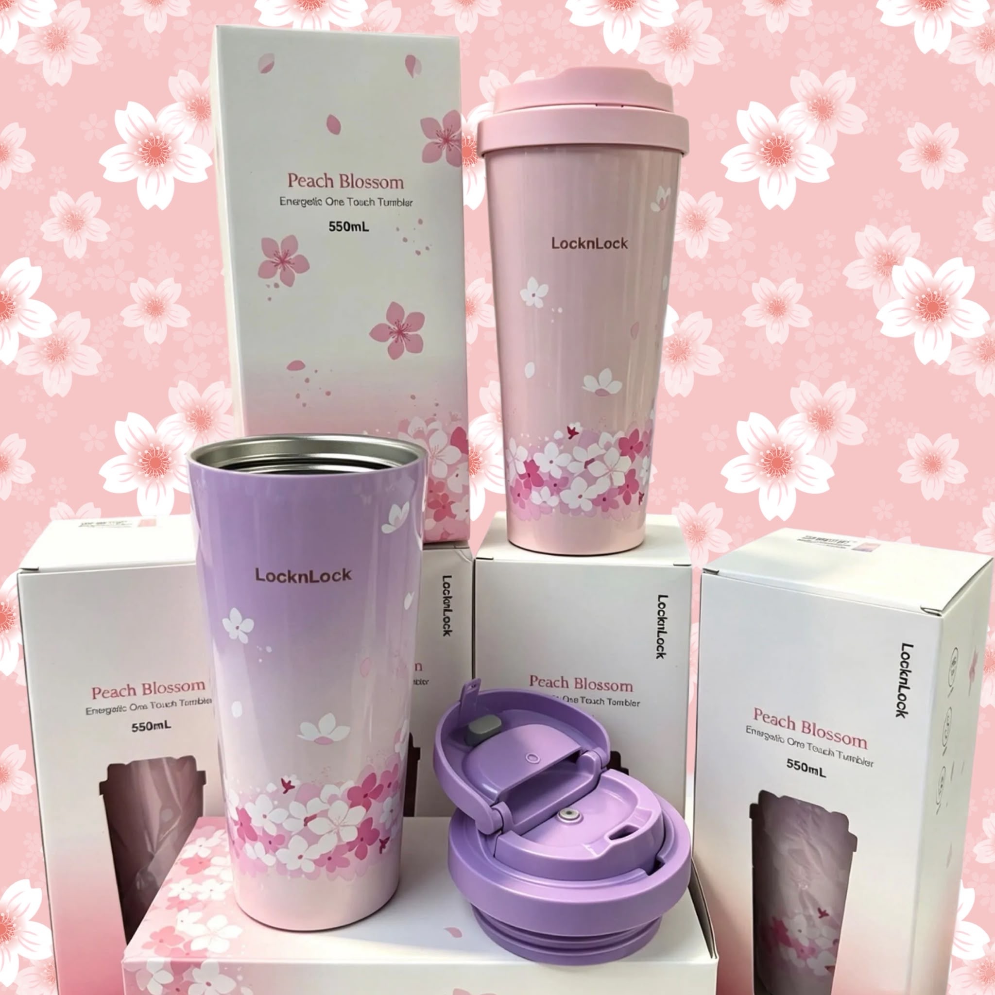 (現貨)🌸漸變保溫保冷杯550ml