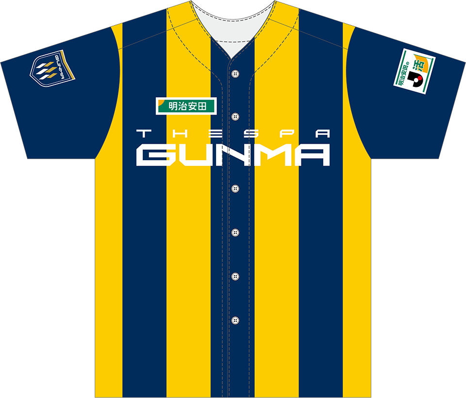 2026 Thespa Gunma Baseball Collaboration Baseball Shirt