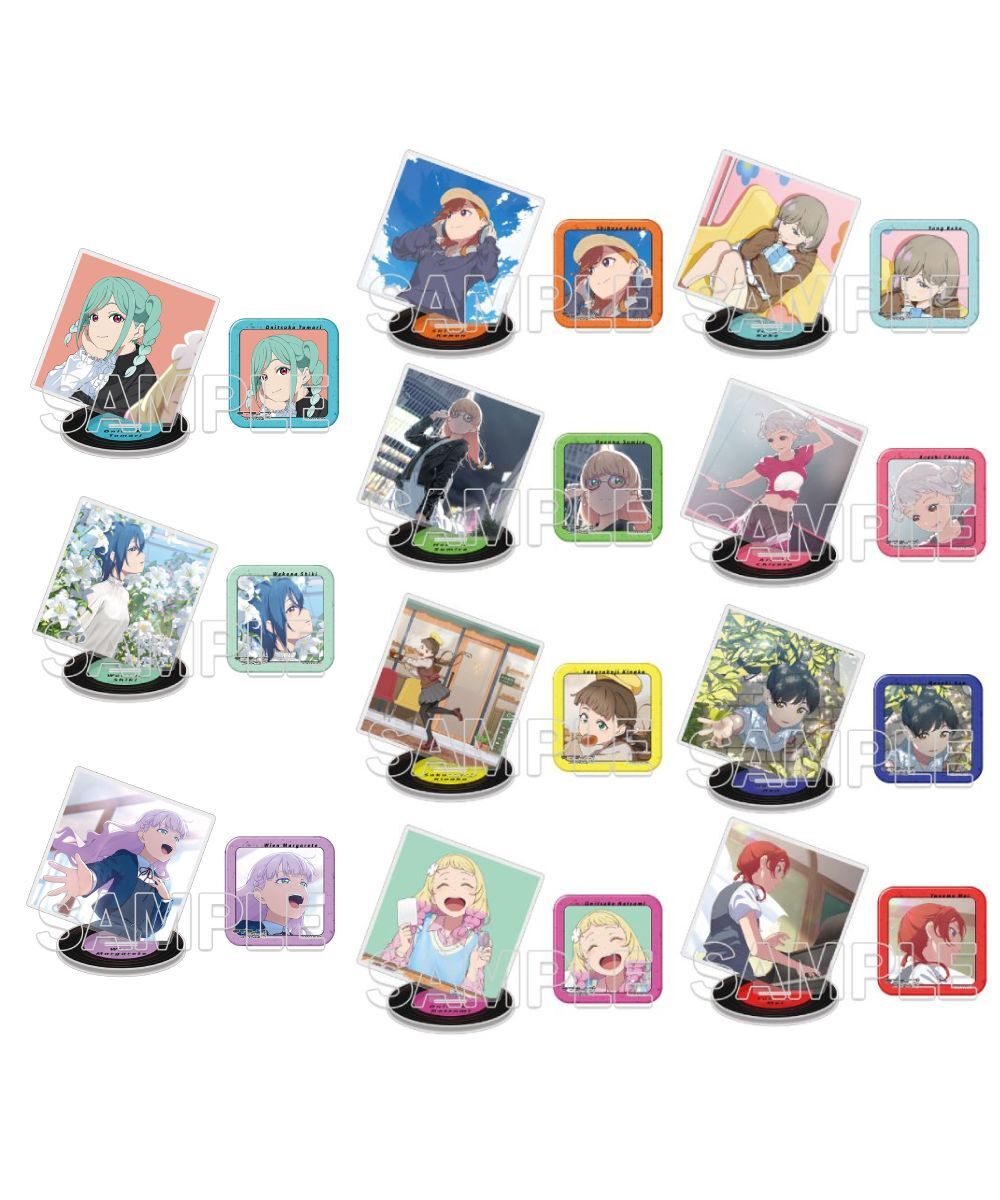 預購-『LoveLive！Superstar!!』ましかく壓克力板&徽章套組 ～Behind the ”Aspire”～　系列【日本進口精品】