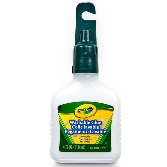 Crayola Washable No-Run School Glue, 4-oz. 56-1104-0-125