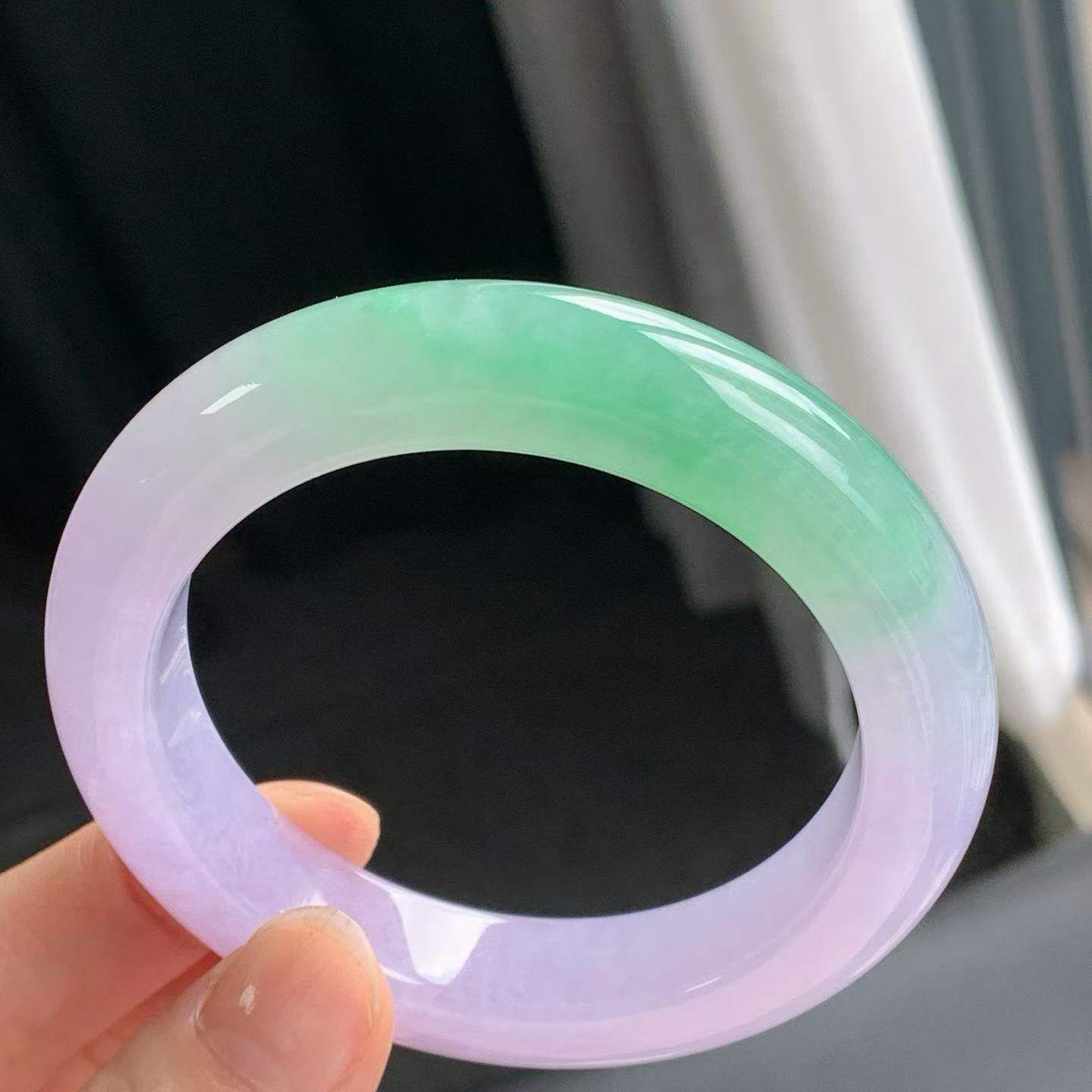 冰春彩正圈翡翠手鐲,天然翡翠A玉, 緬甸玉, Jade, Jadeite