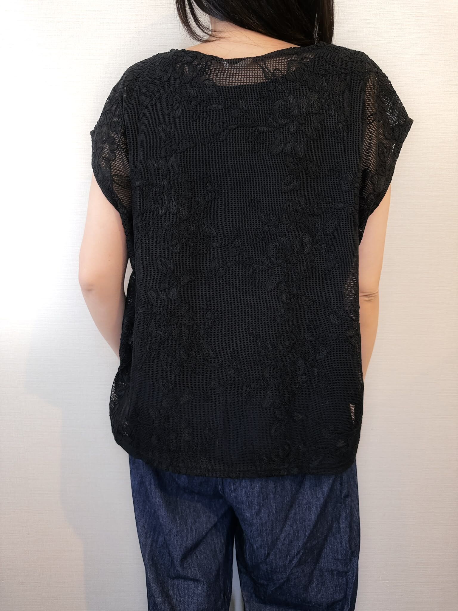 HY 蕾絲上衣搭配背心 SET