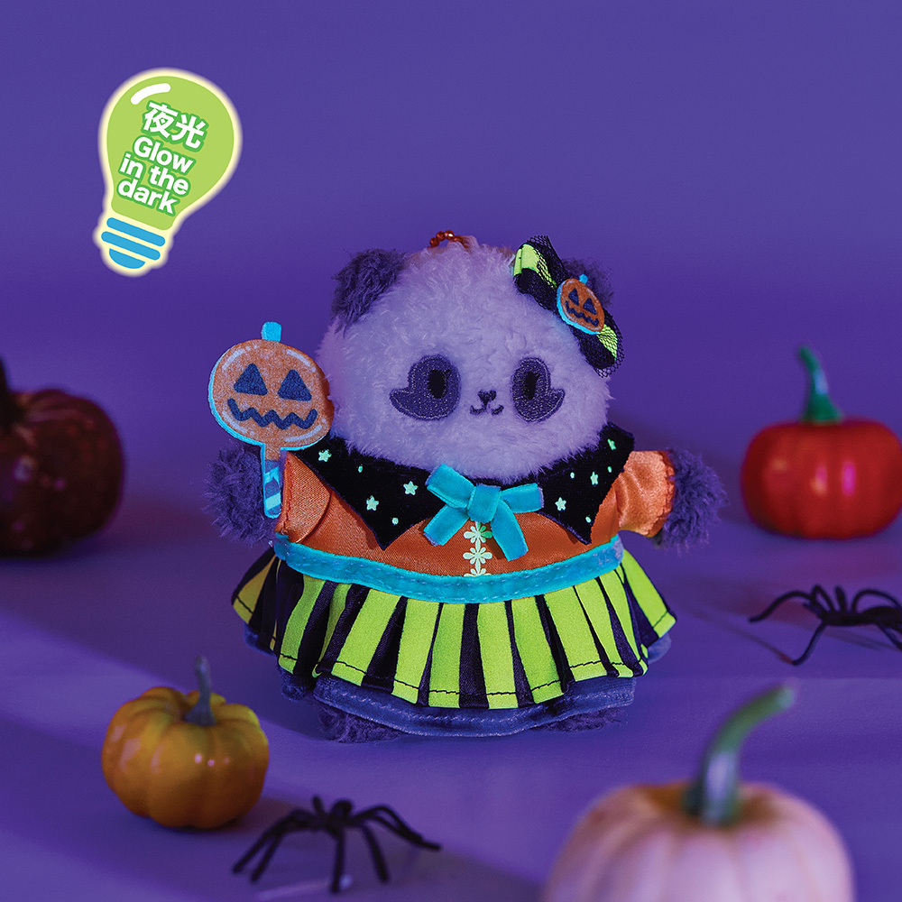 Panda Friends Elder Sister “Jia Jia” Pumpkin Shoulder Plush