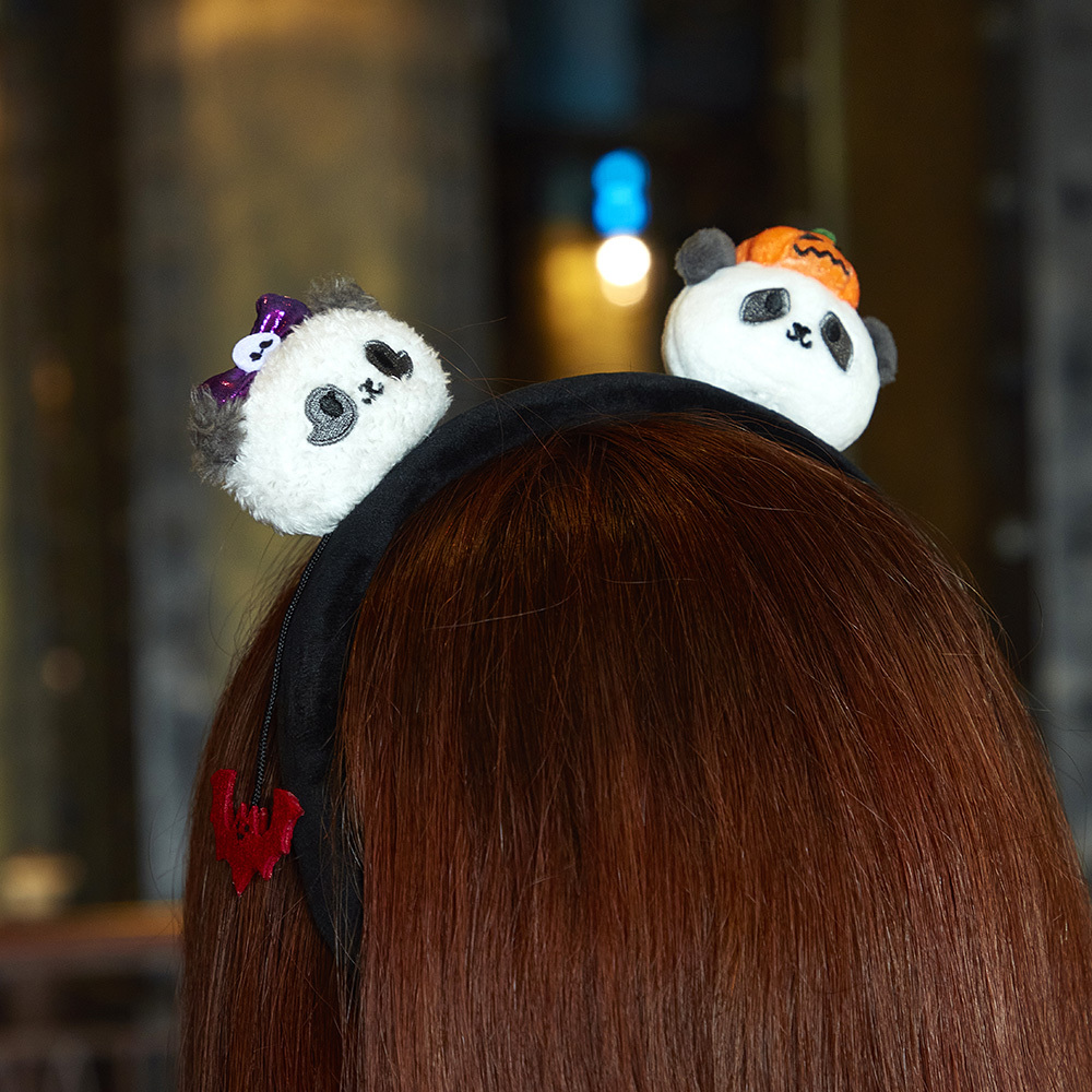 Panda Friends Elder Sister “Jia Jia” & Little Brother “De De” Halloween Bopper