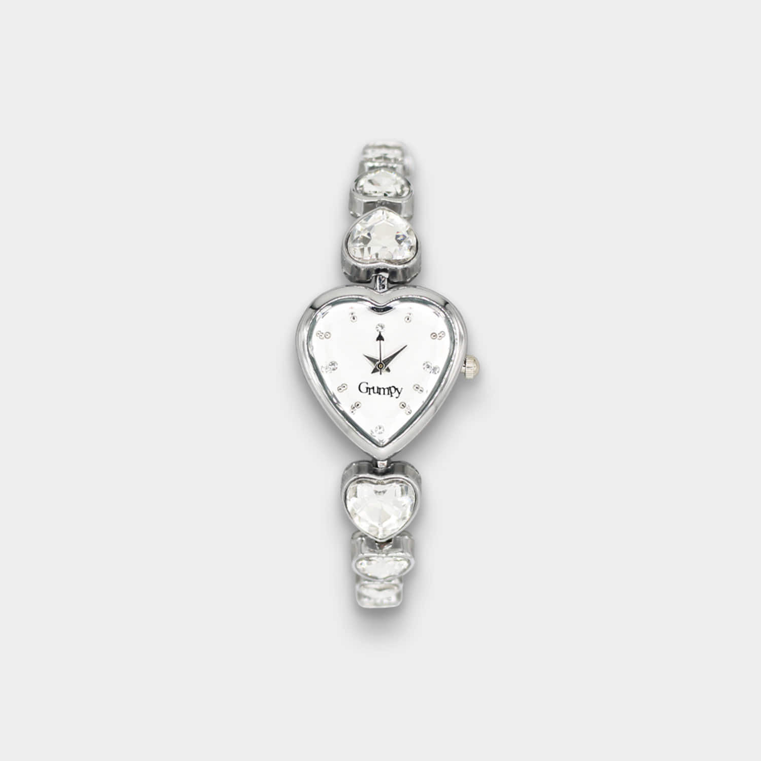 （預購）Grumpy Stuff Crystal Heart Frame Watch