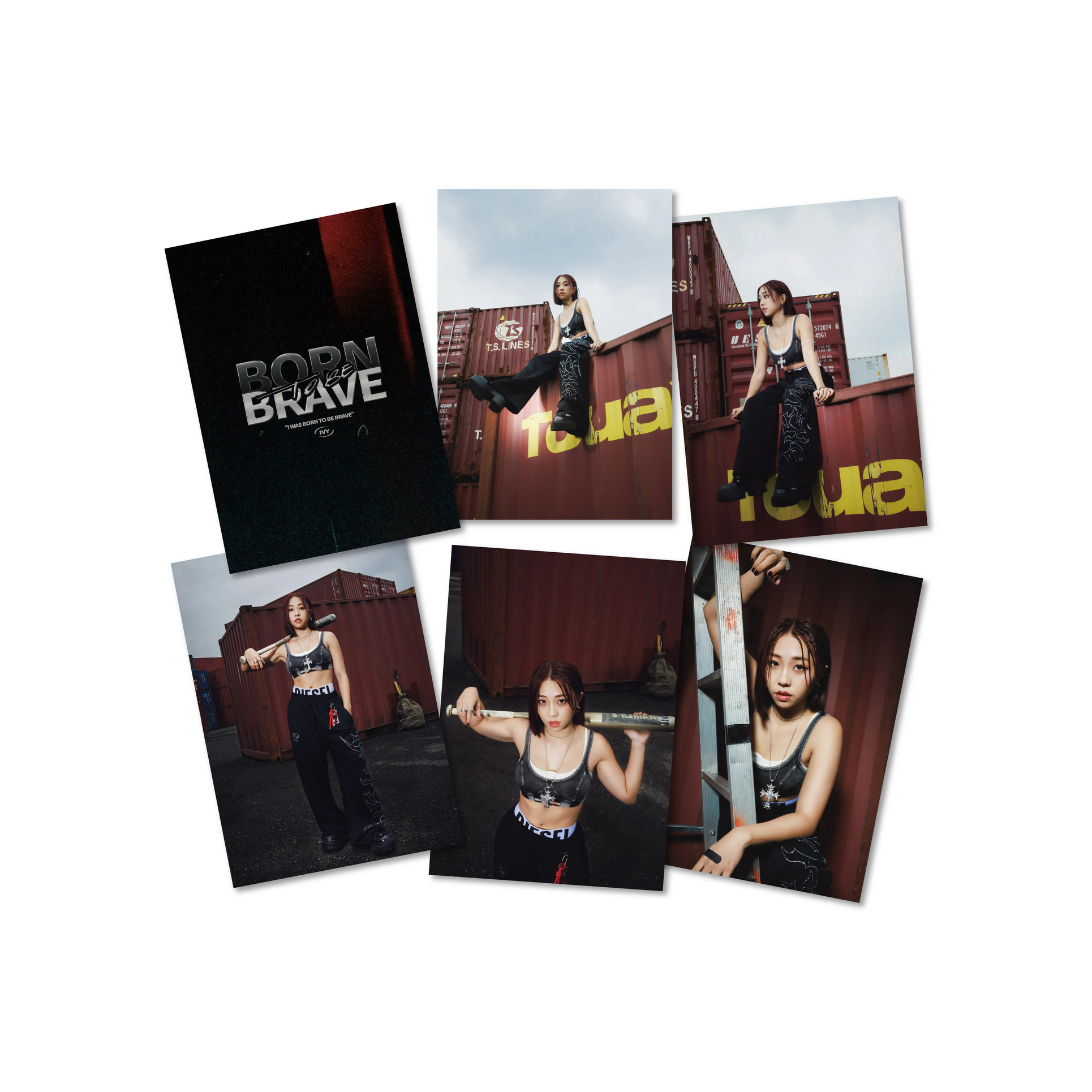 “Born to be Brave” Visual Postcard Set (Set of 5)
