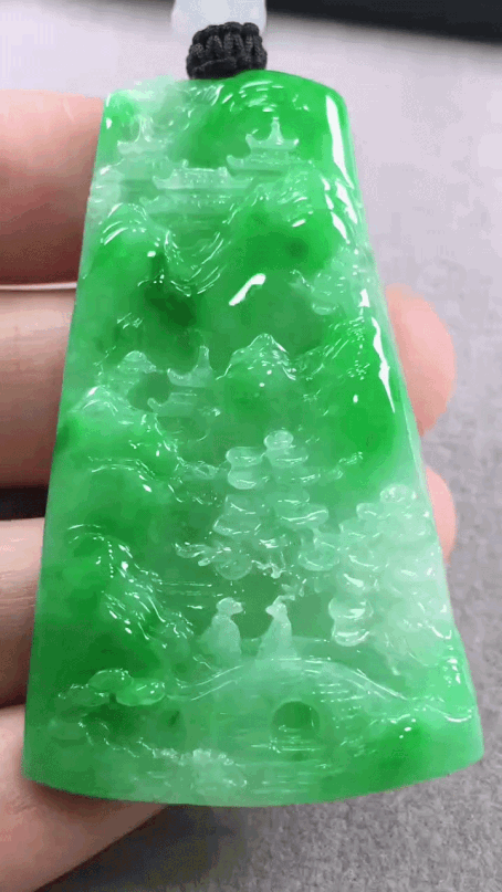 9235 翡翠山水牌