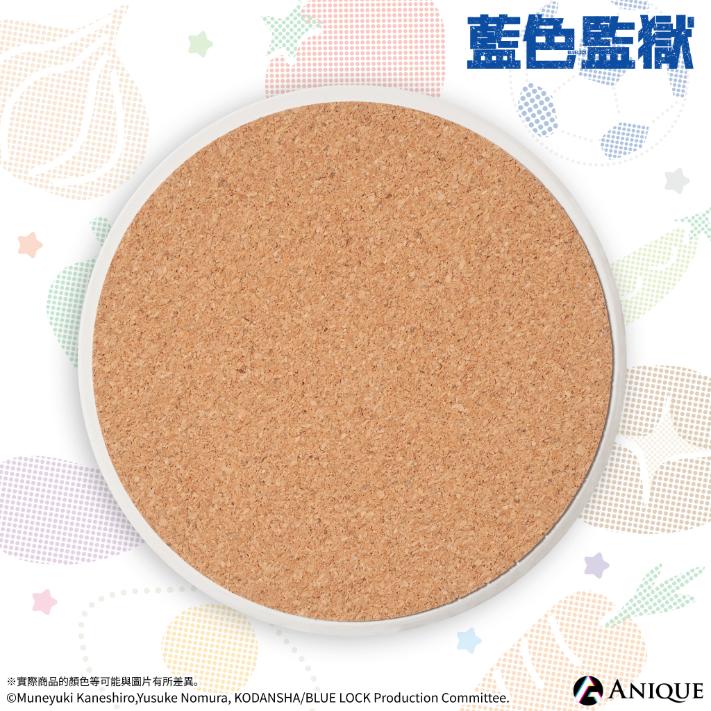 《藍色監獄》【蛋包飯ver.】白雲石吸水杯墊