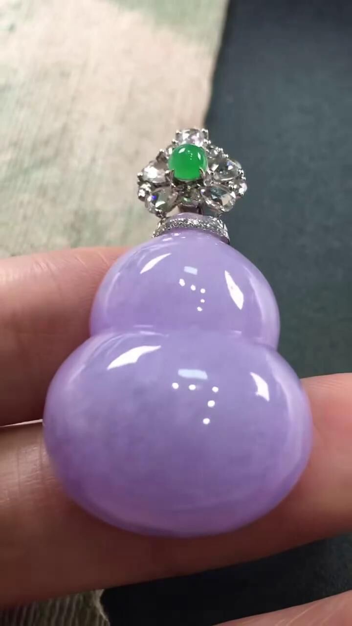 9237 翡翠葫蘆吊墜