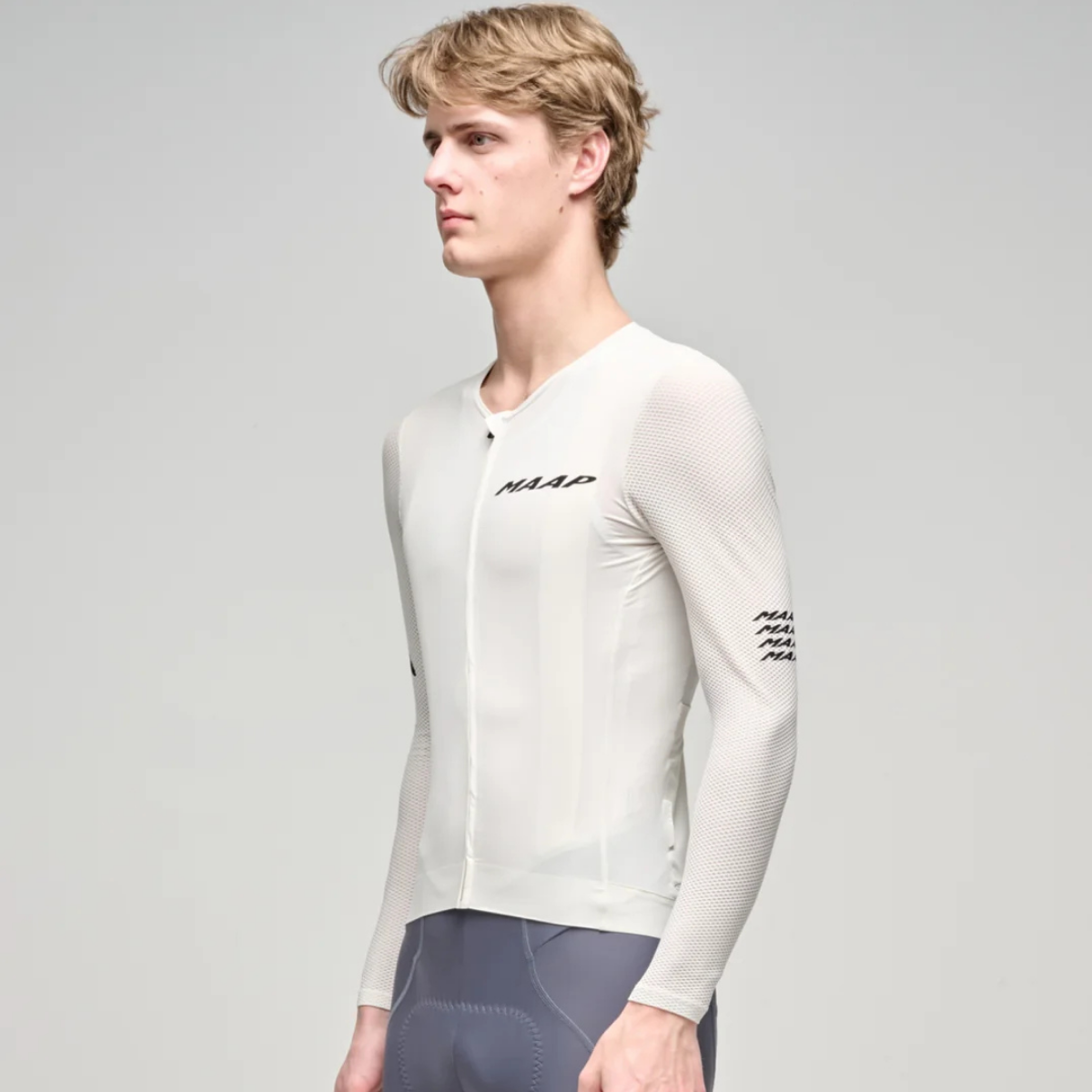 【MAAP】 Emerge LS Jersey 男性長袖車衣  /  Vapour